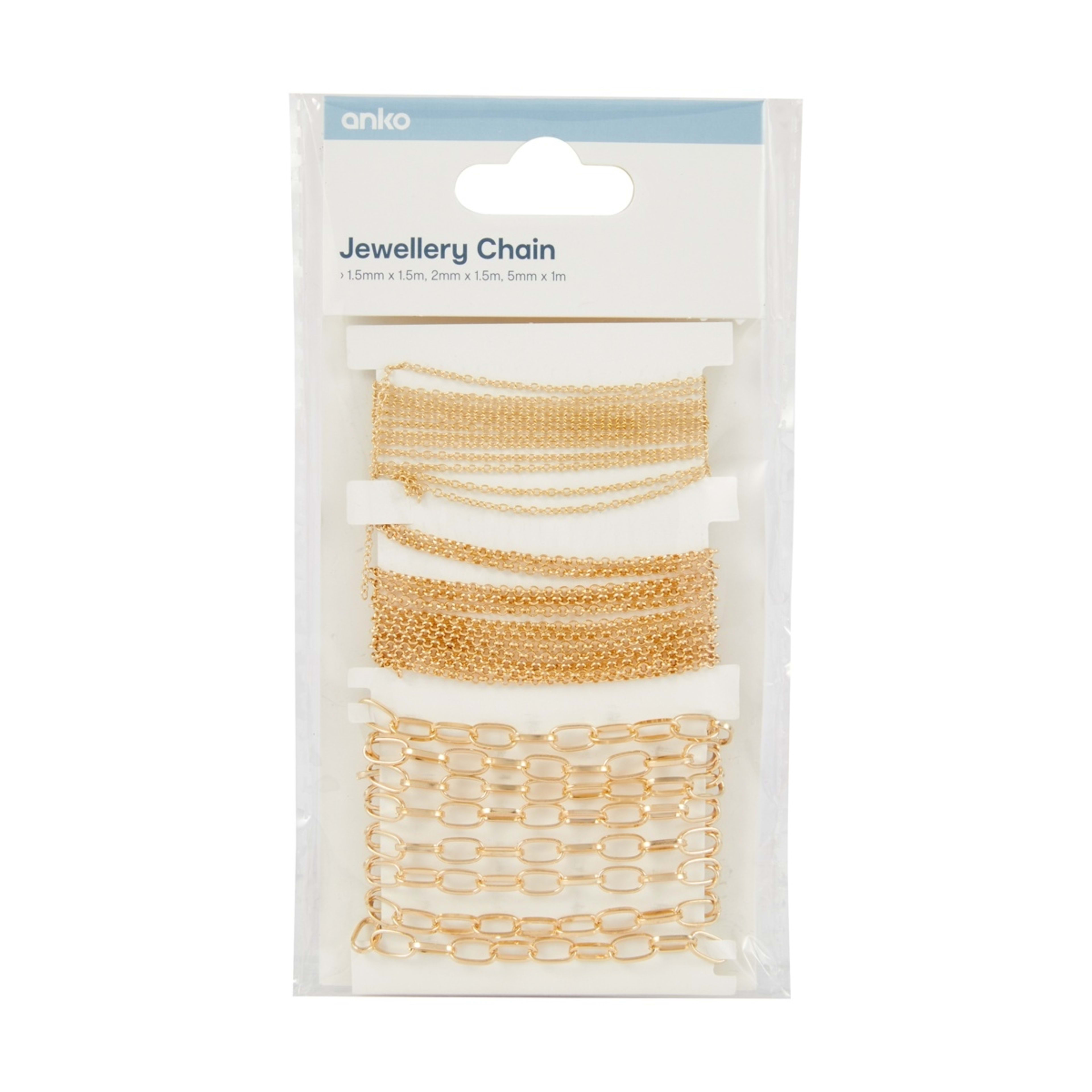 1 Jewellery Chain Set - Gold Look, 1 of 3