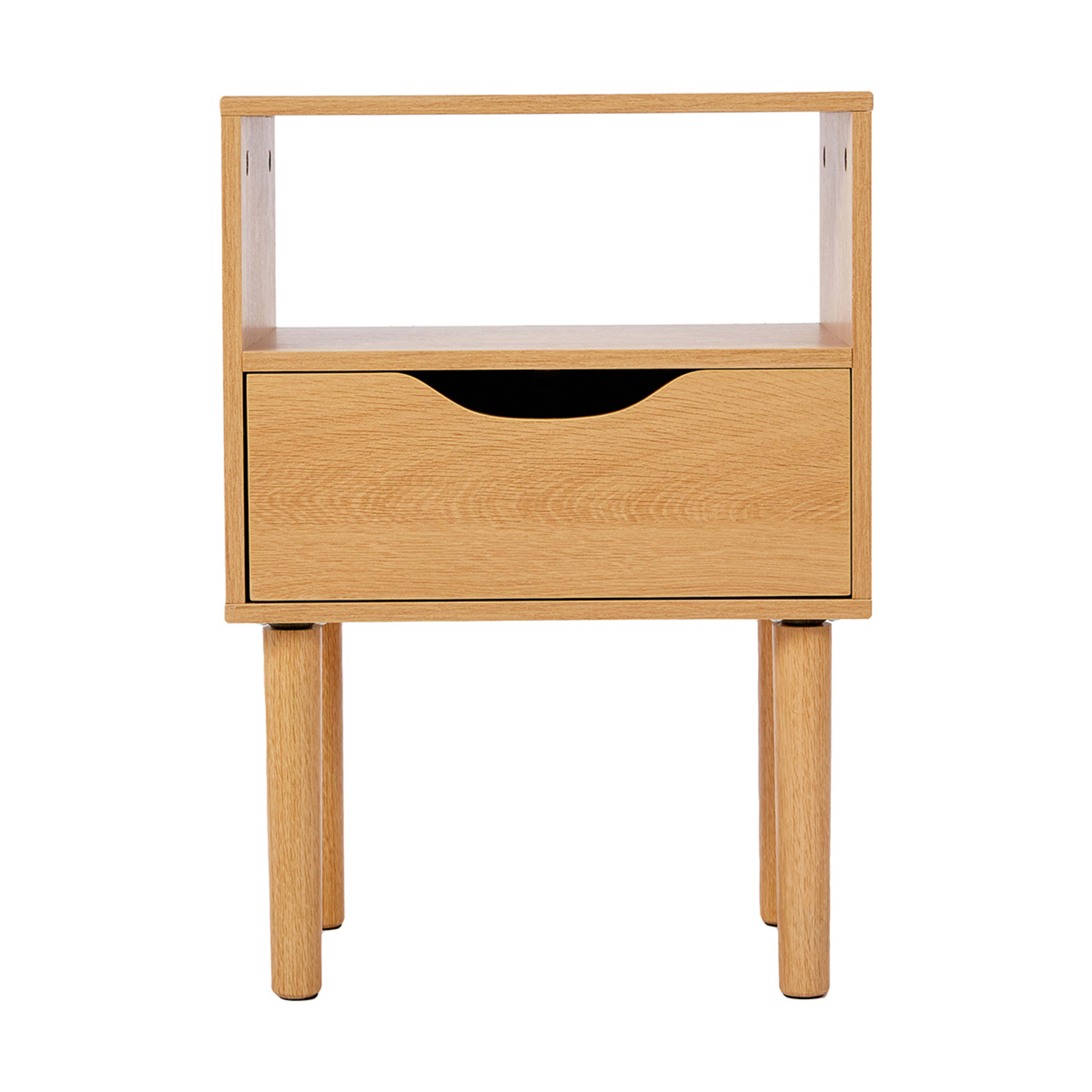 Oak Look Bedside Table Kmart