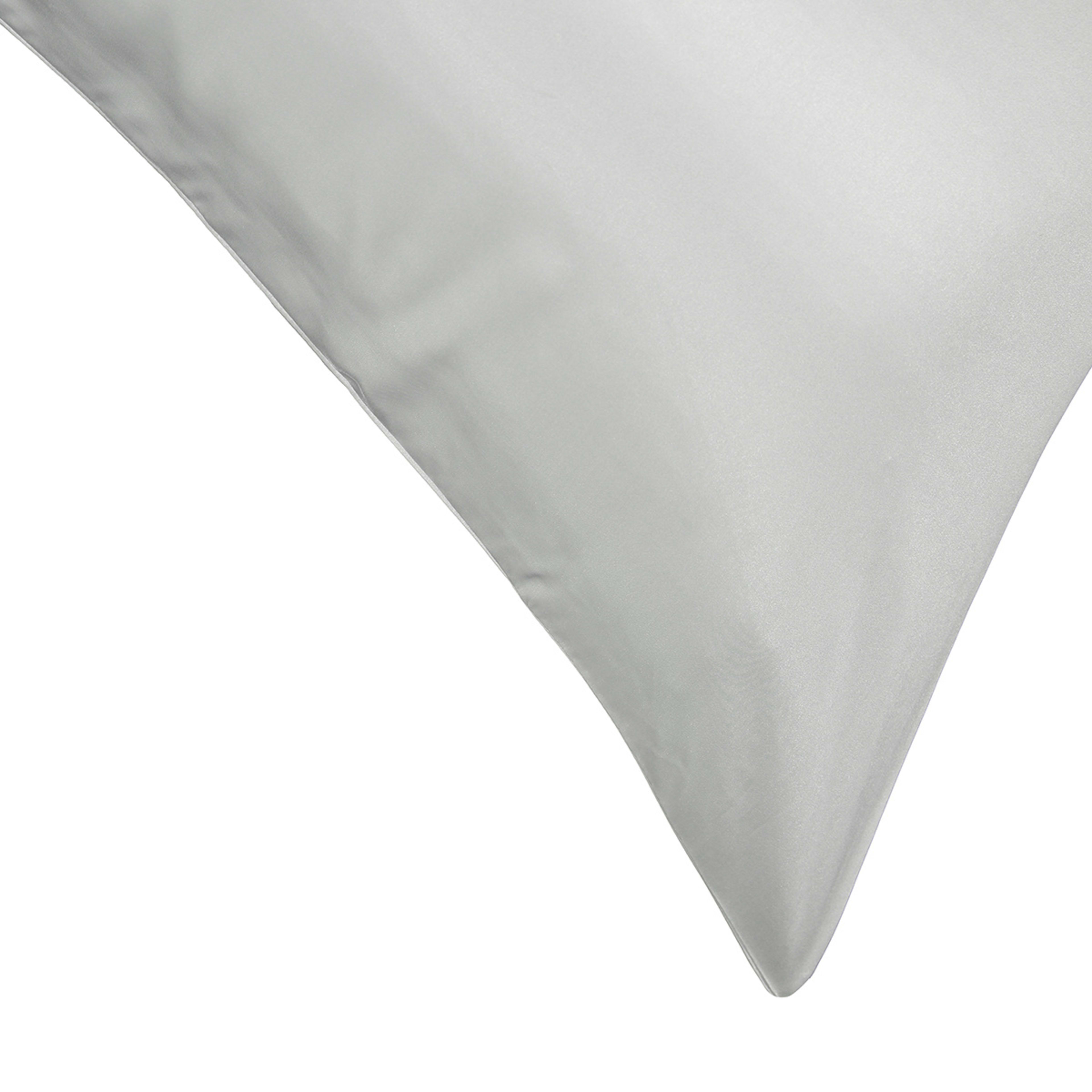 4 Silk Pillowcase - Silver, 4 of 7