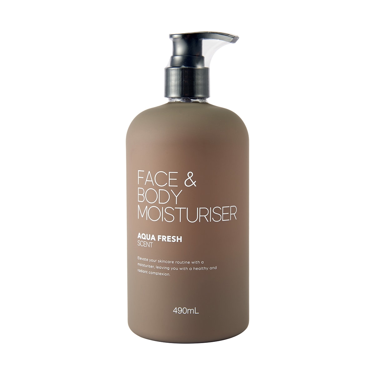 Face and Body Moisturiser 490ml Aqua Fresh Scent Kmart NZ