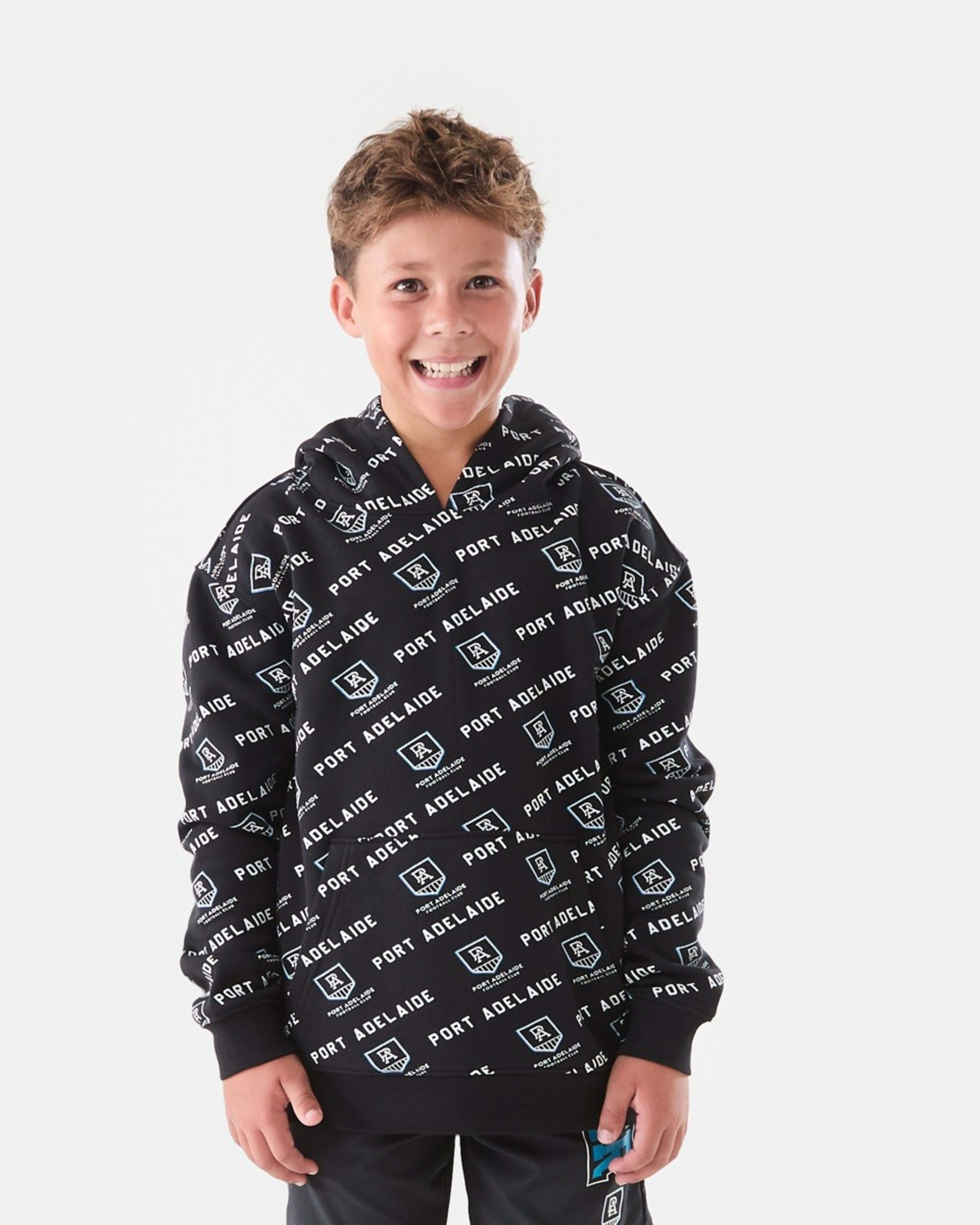 3 Official AFL Kids All Over Print Hoodie Port Adel, 3 of 9