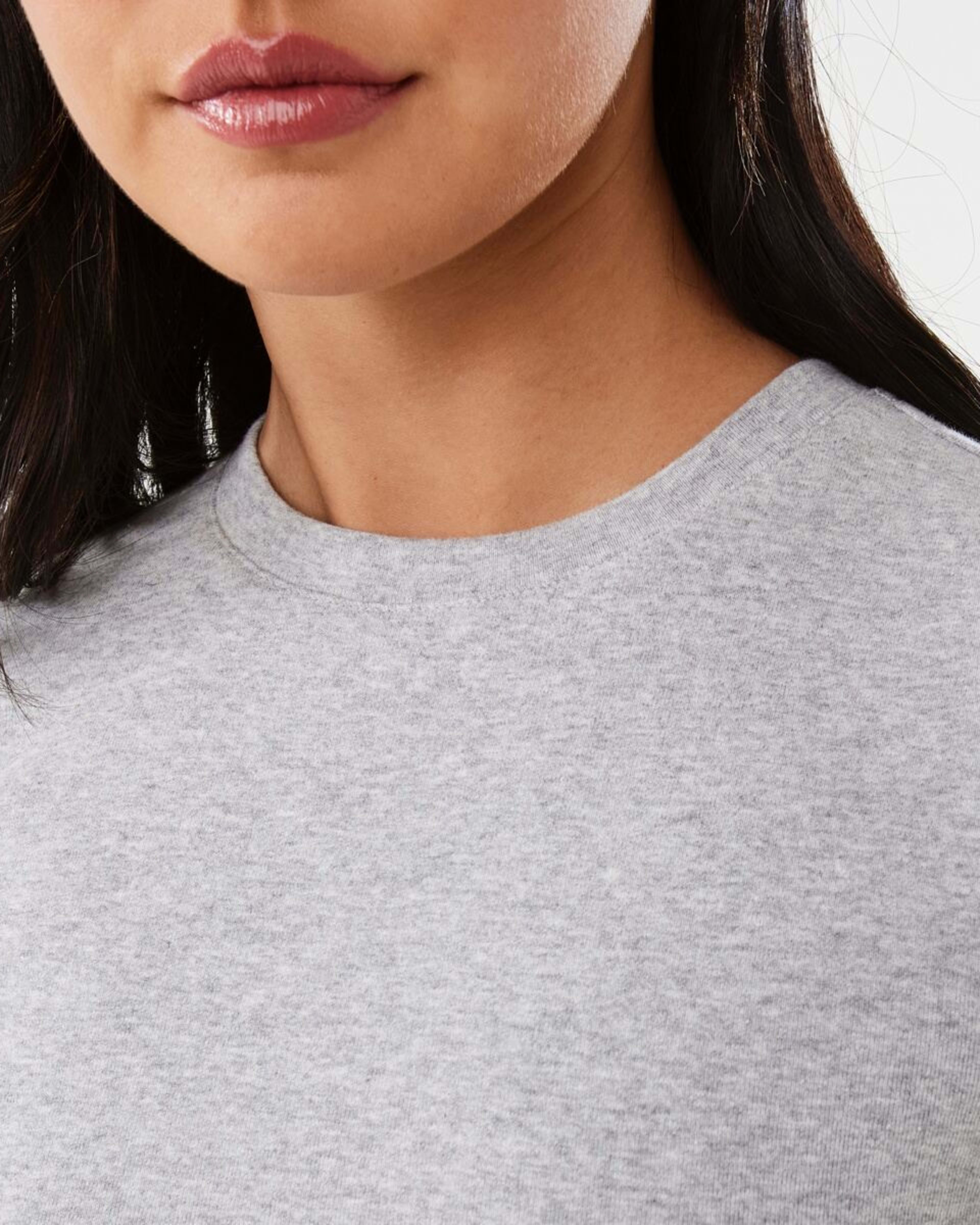 6 Short Sleeve Neat Fit T-shirt GREY MARLE, 6 of 7