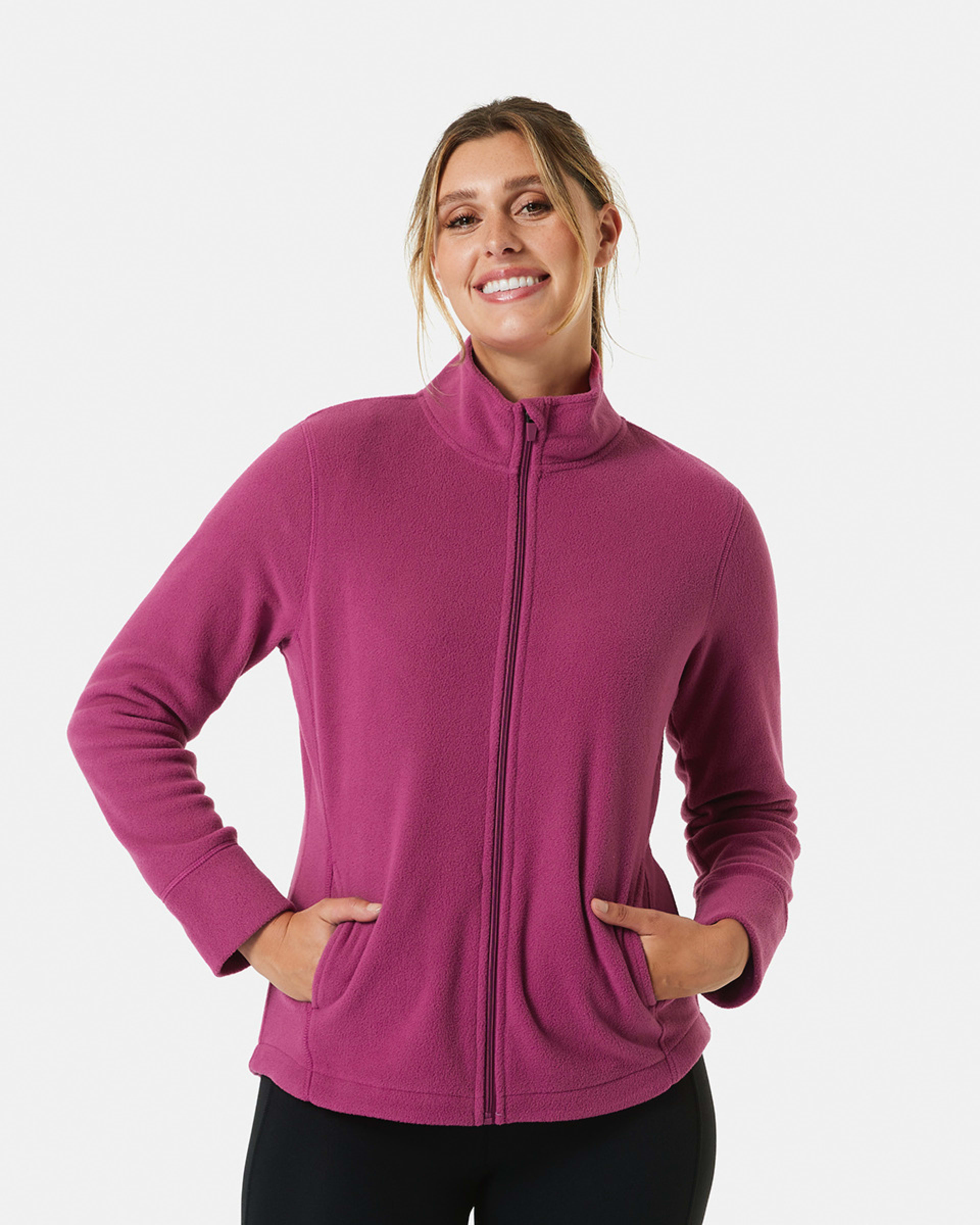 Active Womens Polar Fleece Jacket Kmart