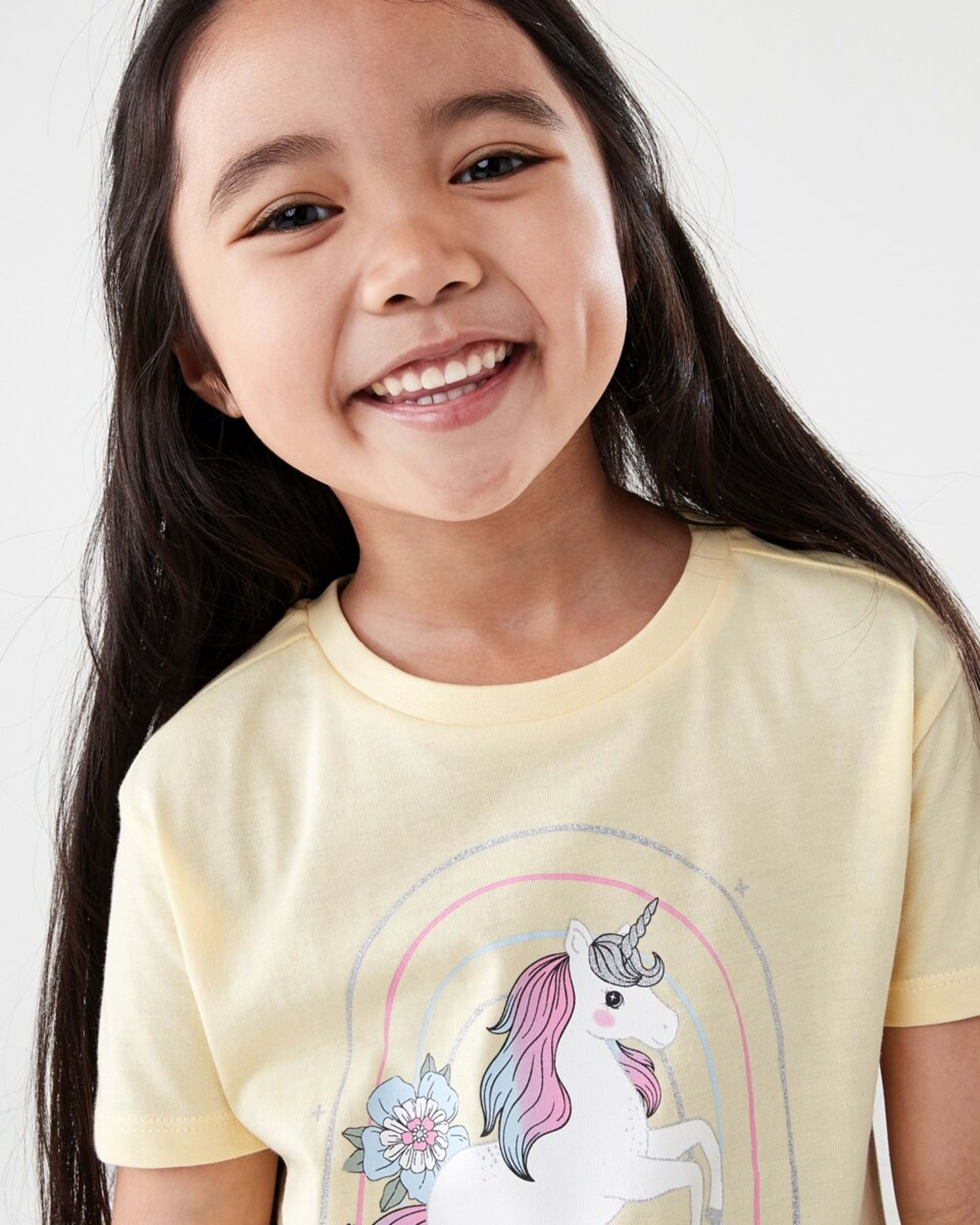 3 Print T-shirt UNICORNS BUTTERCREAM, 3 of 6