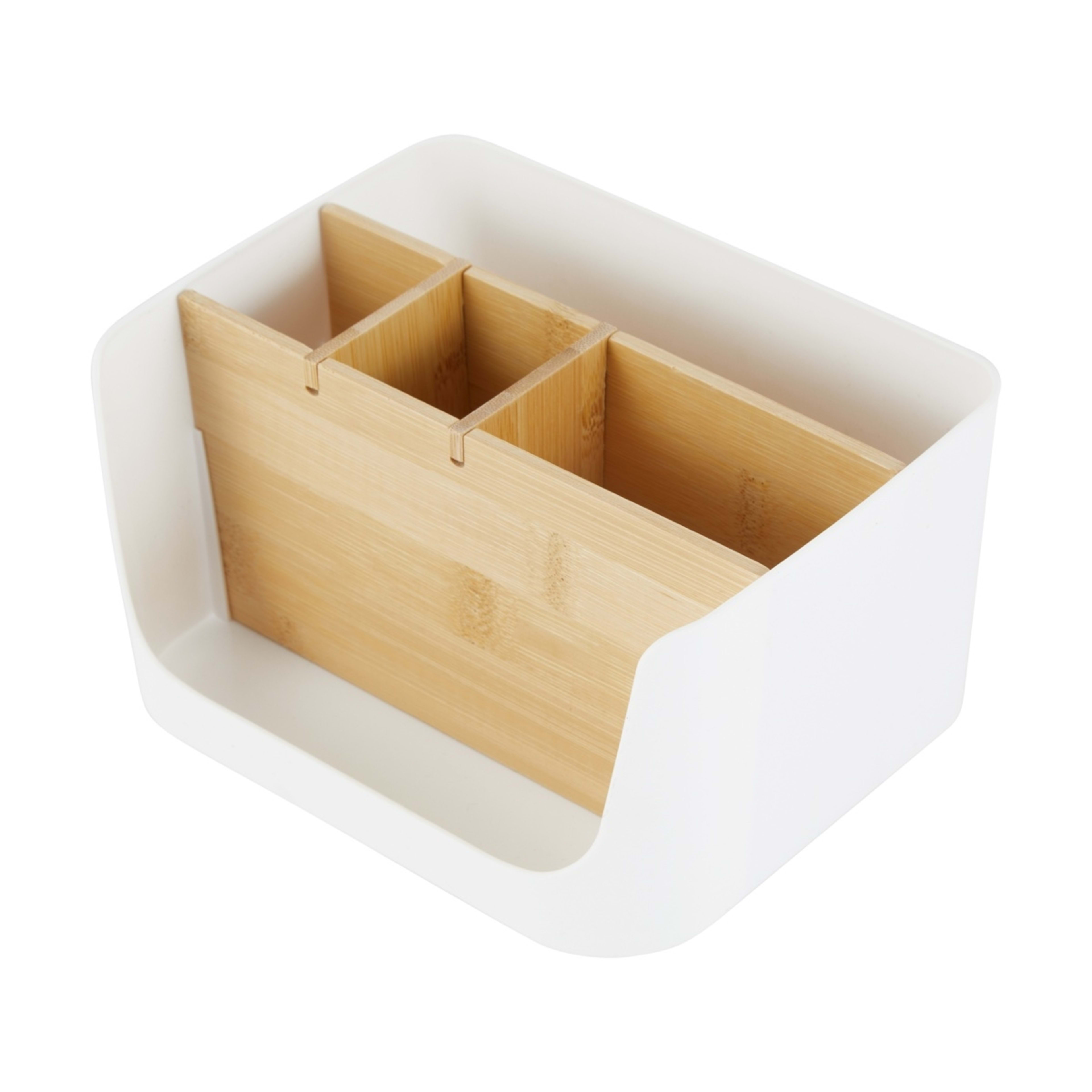 1 Small Desk Caddy - White