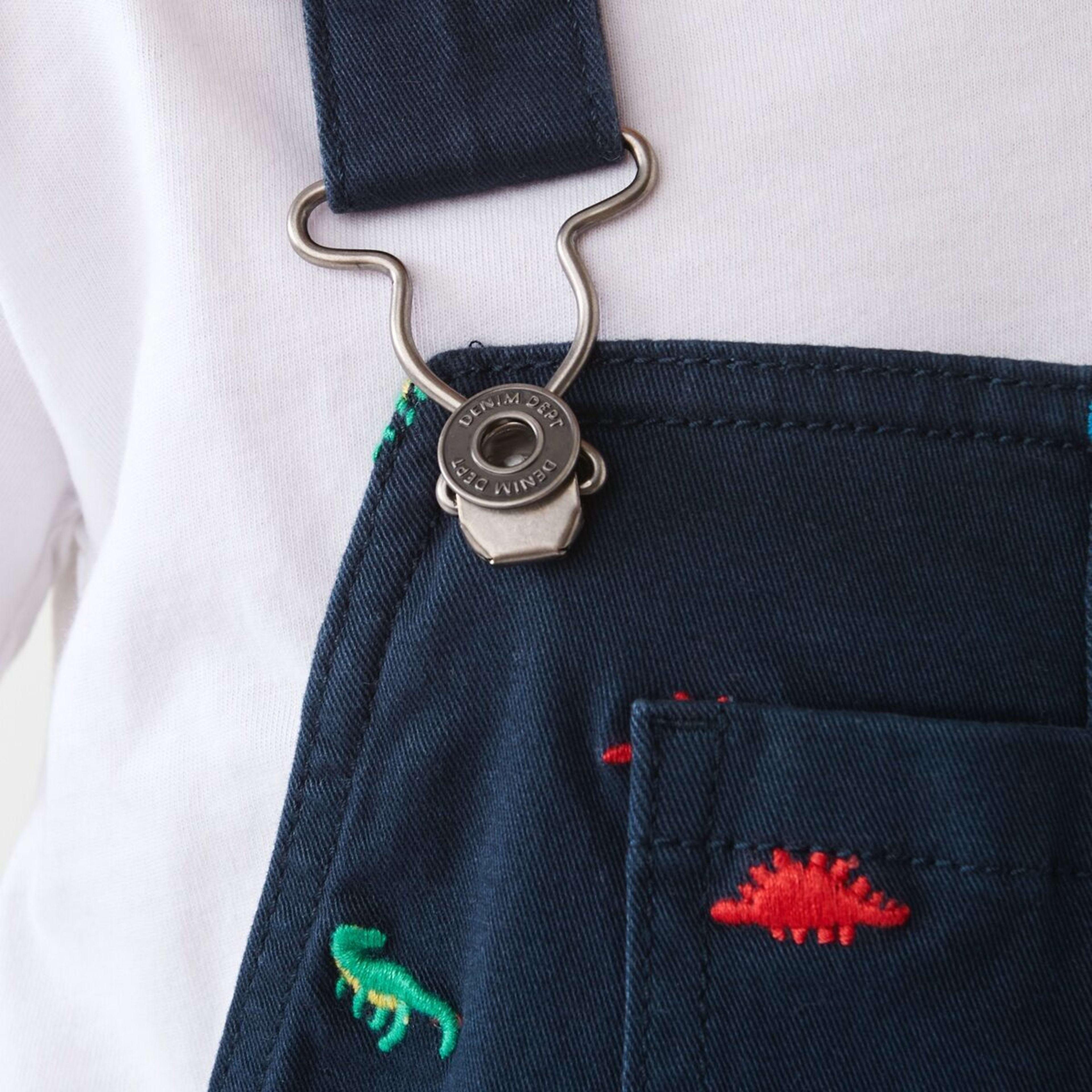 4 Overalls Dress Dino, 4 of 10