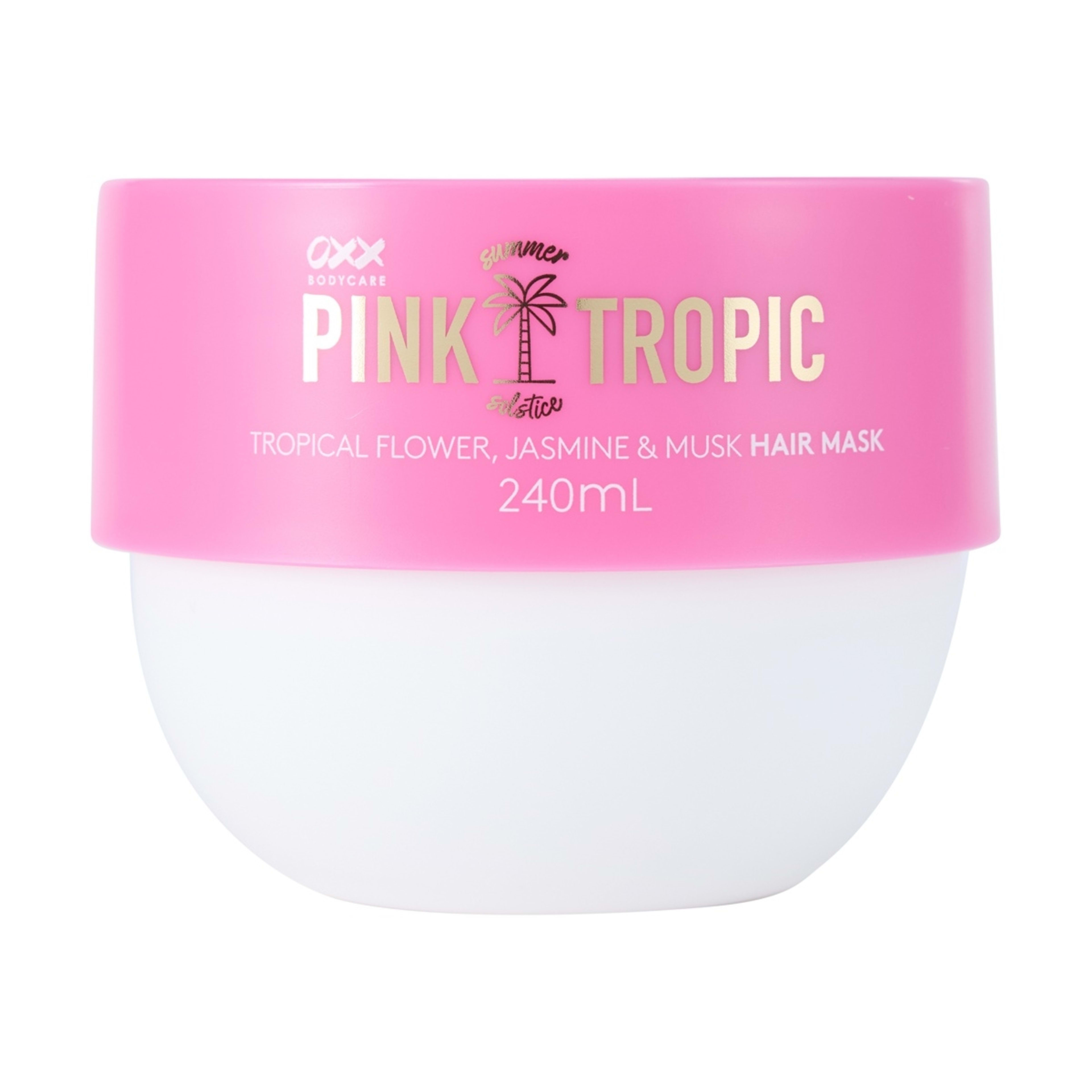 1 OXX Bodycare Pink Tropic Summer Solstice Hair Mask 240ml - Tropical Flower, Jasmine and Musk