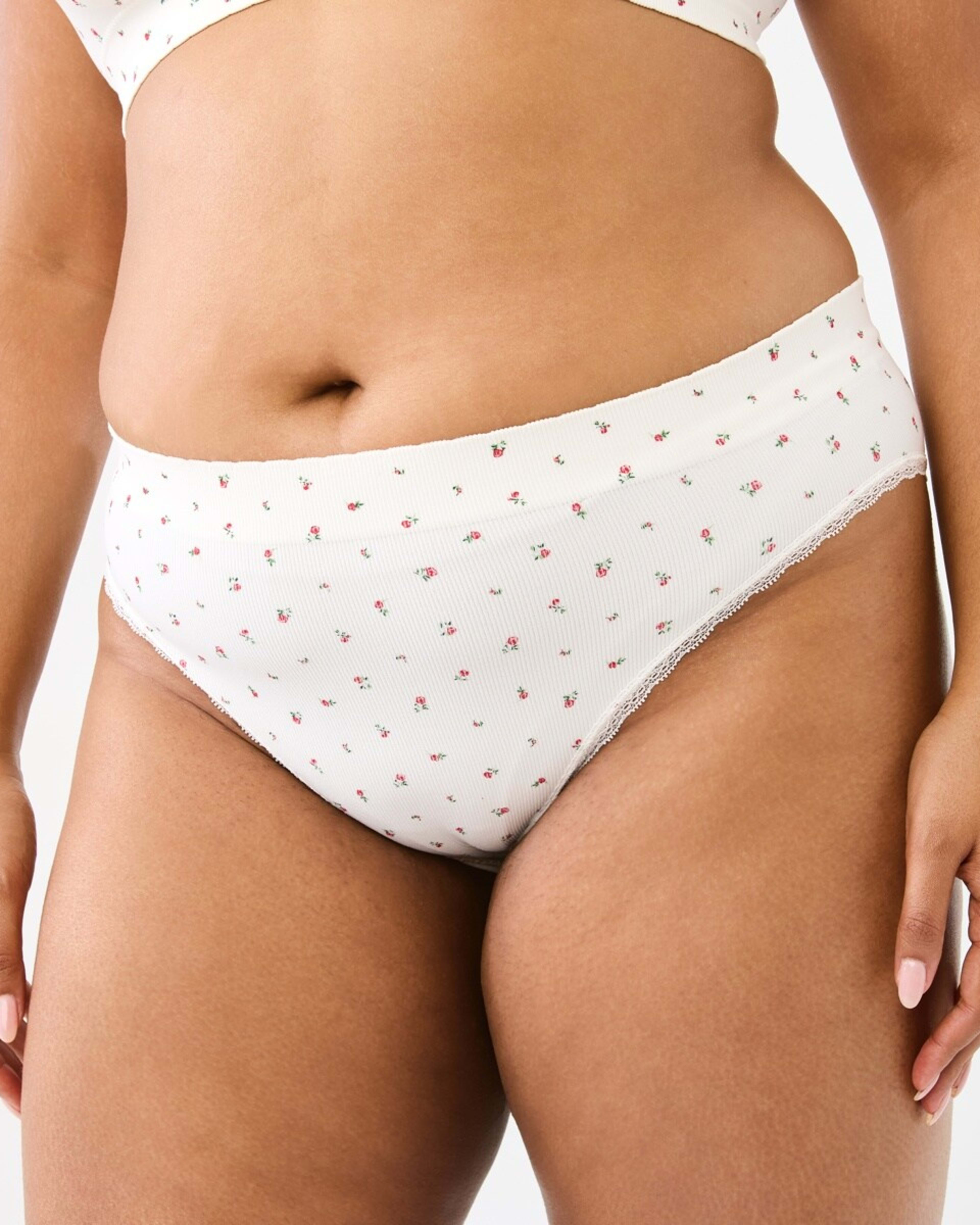 6 3 Pack Seamfree Bikini Briefs Wild Flowr, 6 of 10