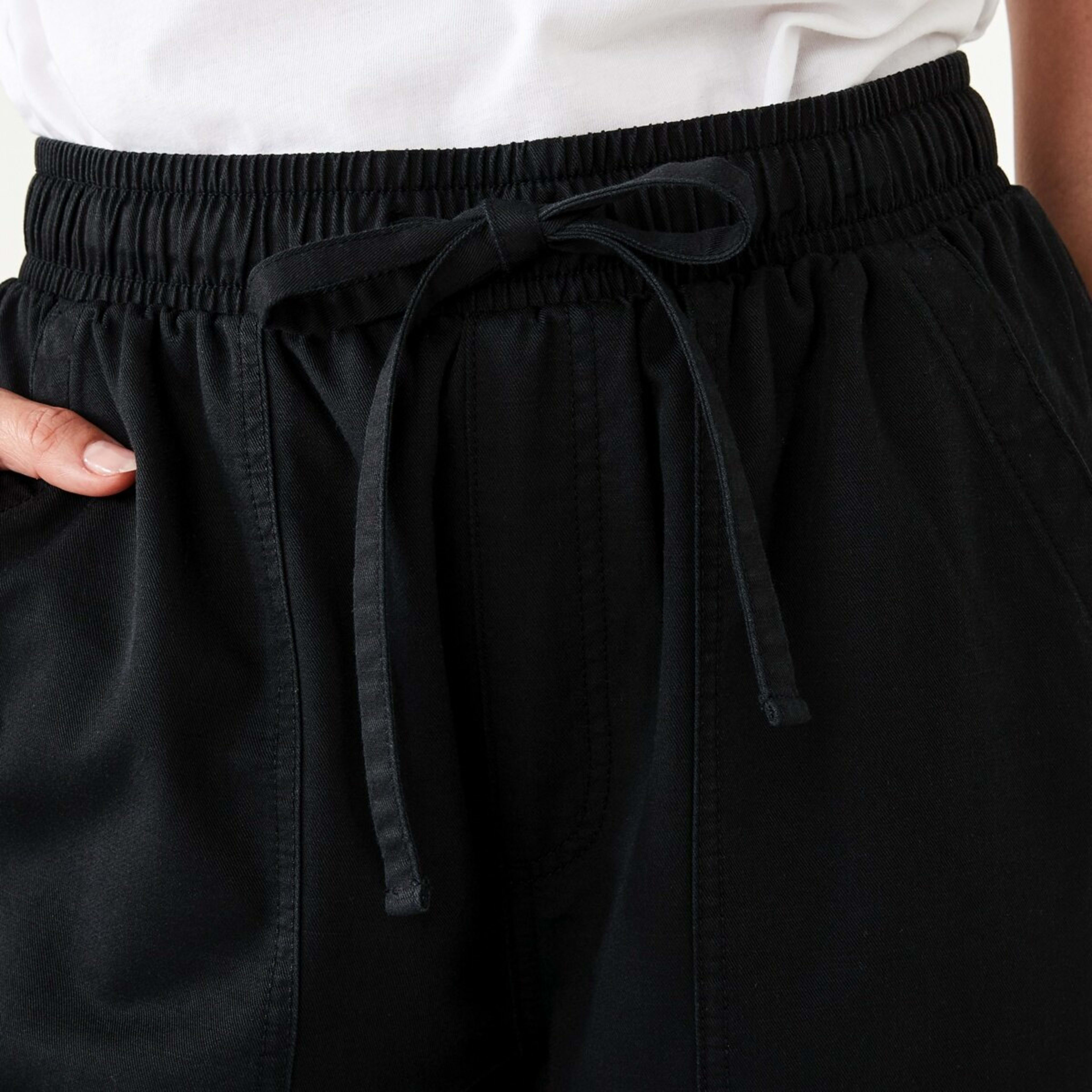 4 Relaxed Joggers Black, 4 of 5