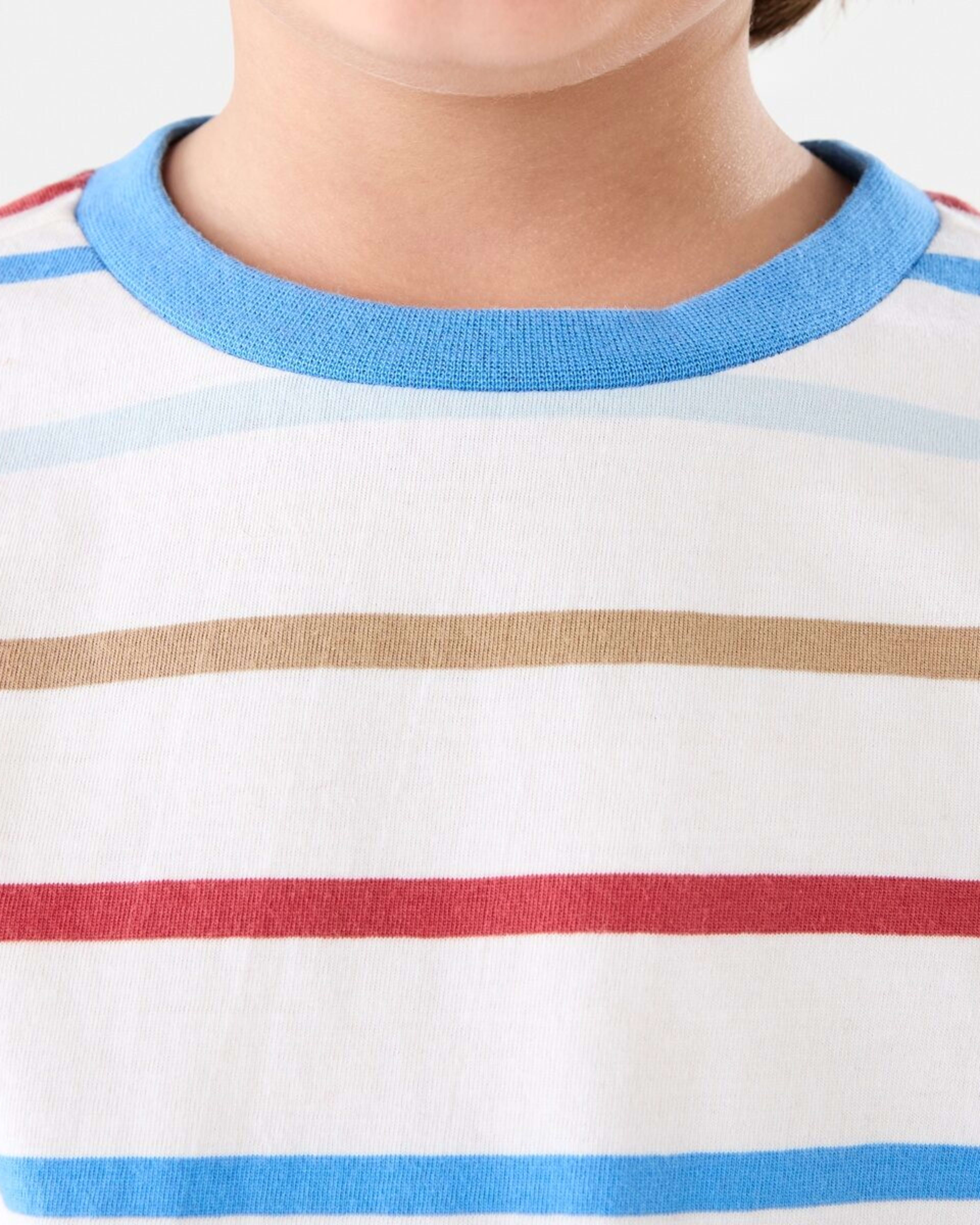 4 Stripe T-shirt THICK AND THIN MULTI STRIPE, 4 of 6