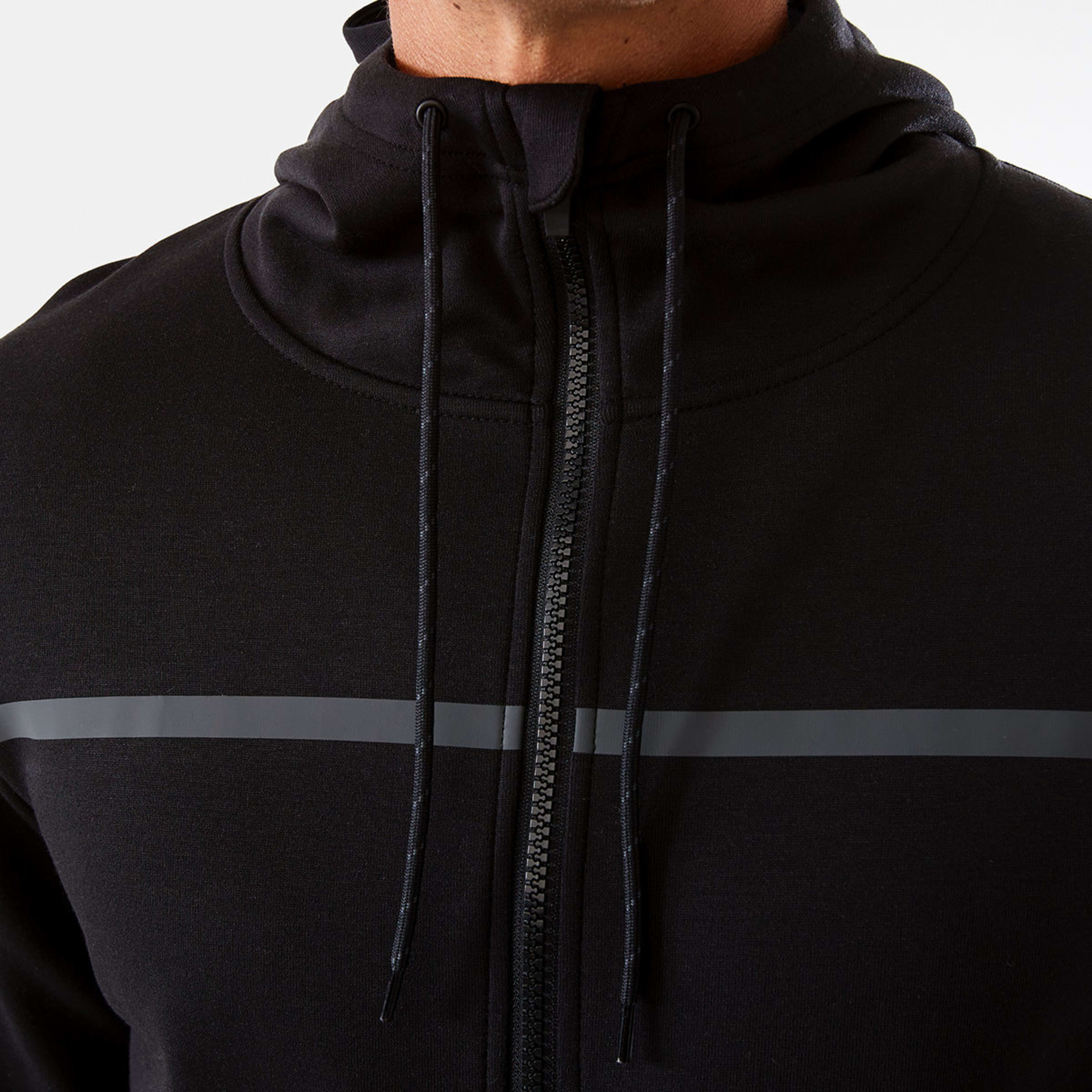 6 Active Mens Sports Hoodie Black, 6 of 7