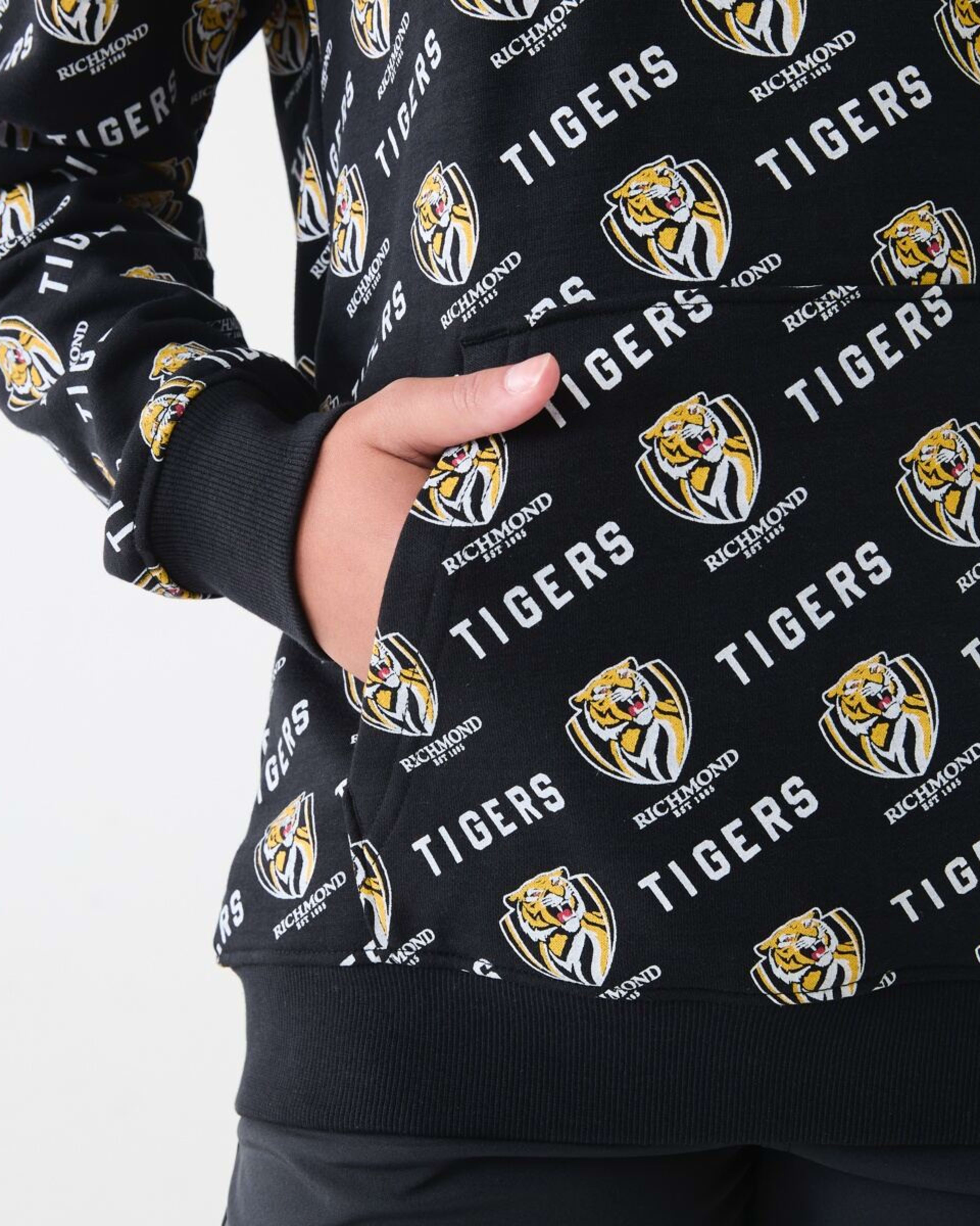8 Official AFL Kids All Over Print Hoodie Richmond, 8 of 10