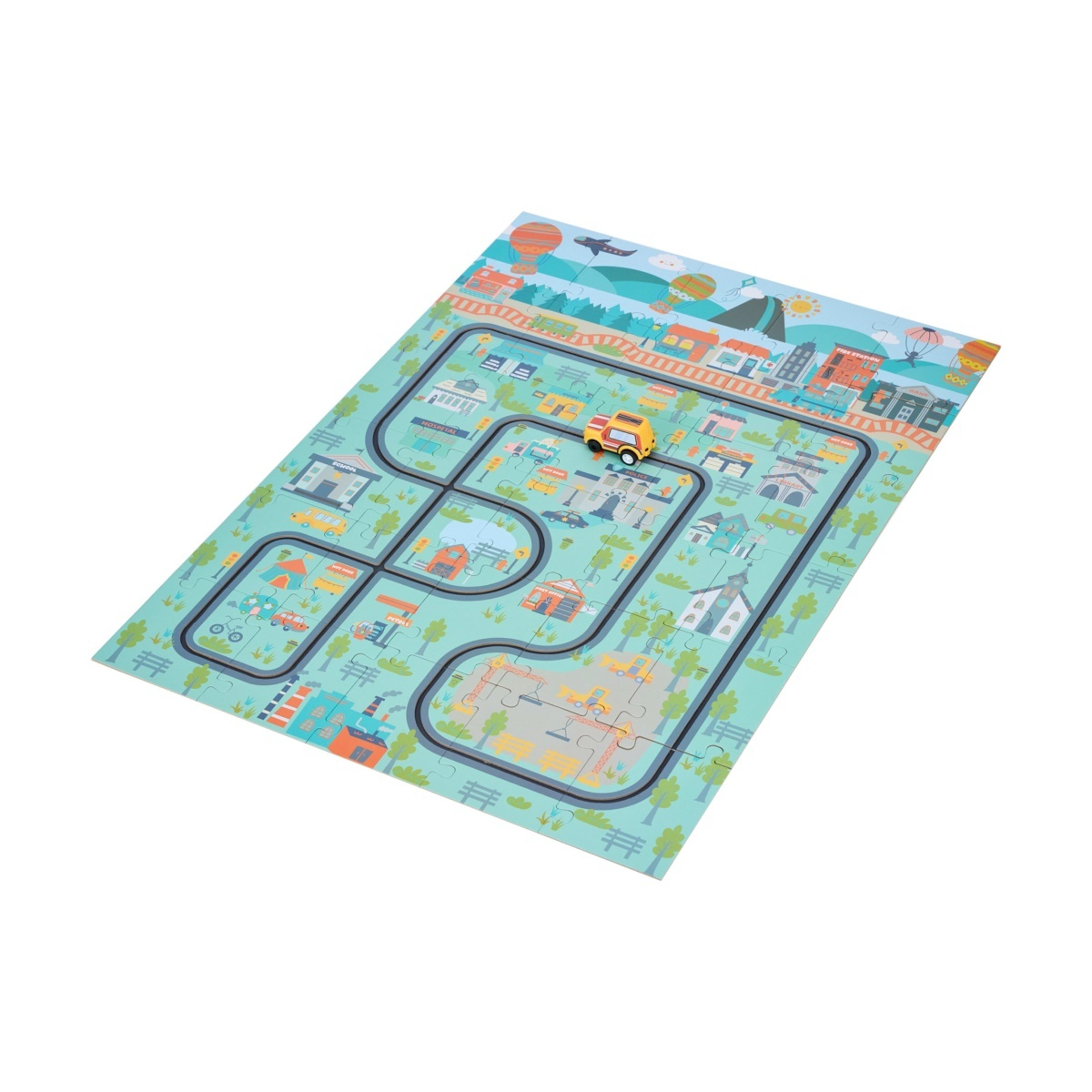 3 30 Piece Urban Jungle Track Play Mat Puzzle, 3 of 7