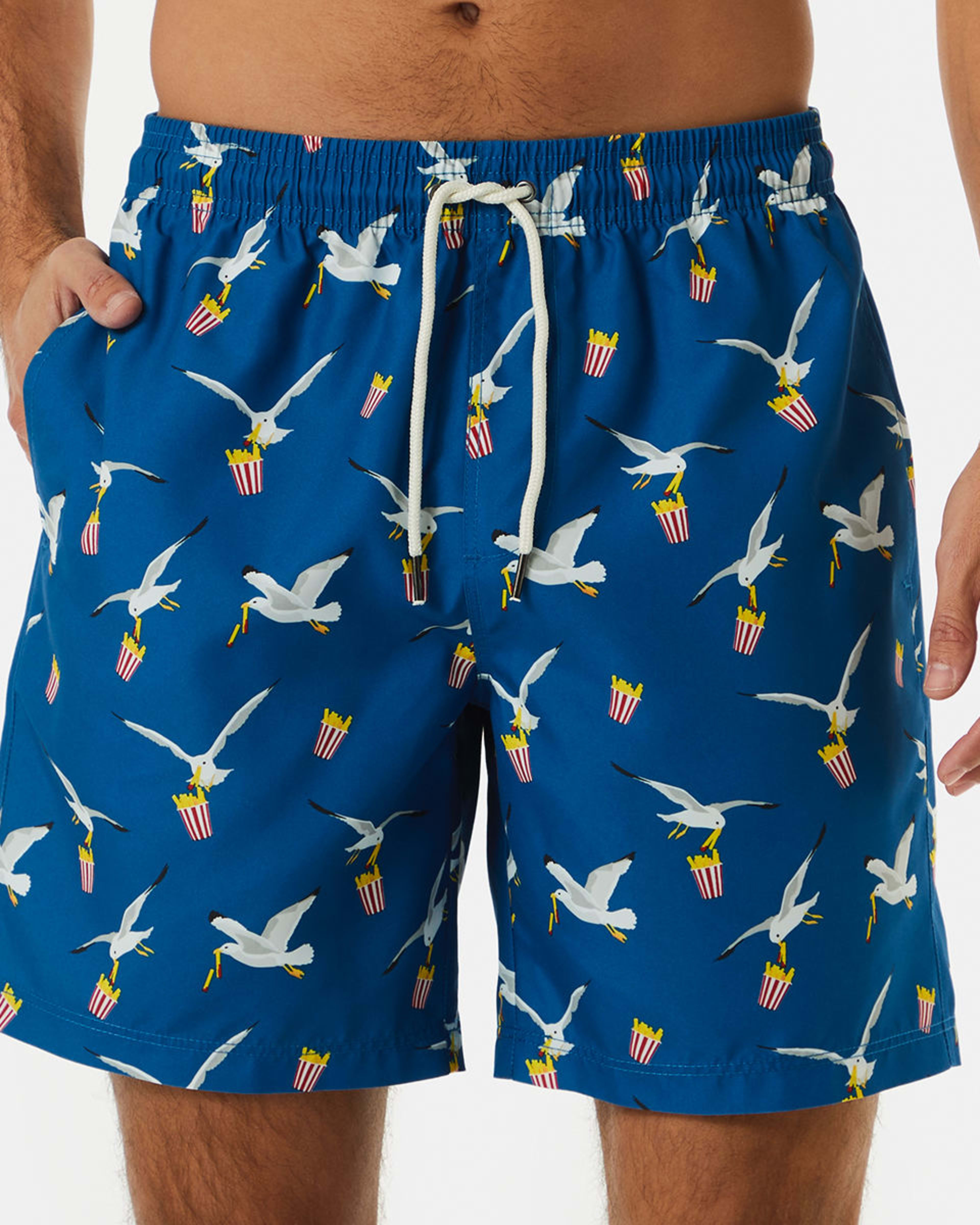 Mid Length Print Swim Shorts Kmart