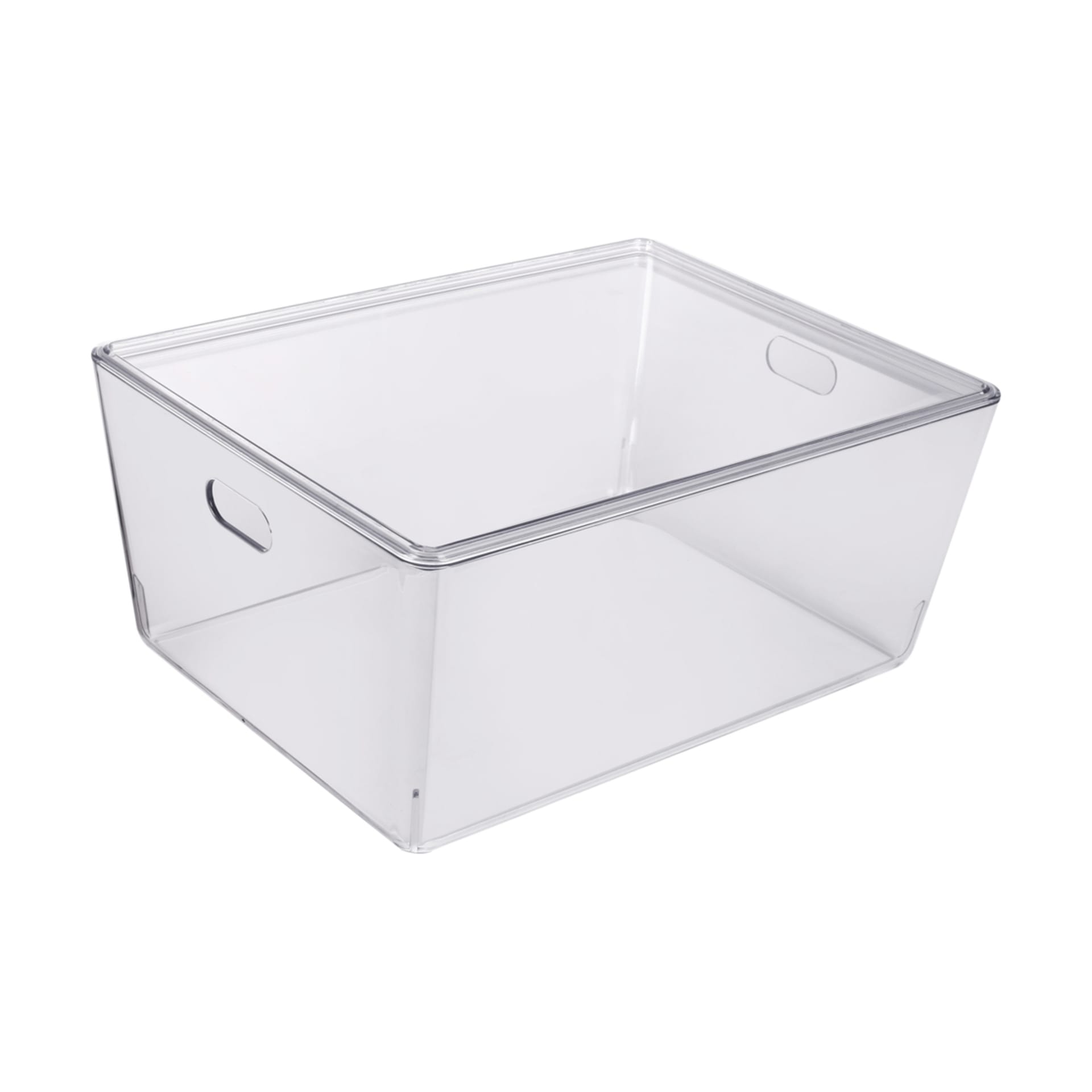 Smooth and Shiny Clear Plastic Tub 11L Kmart