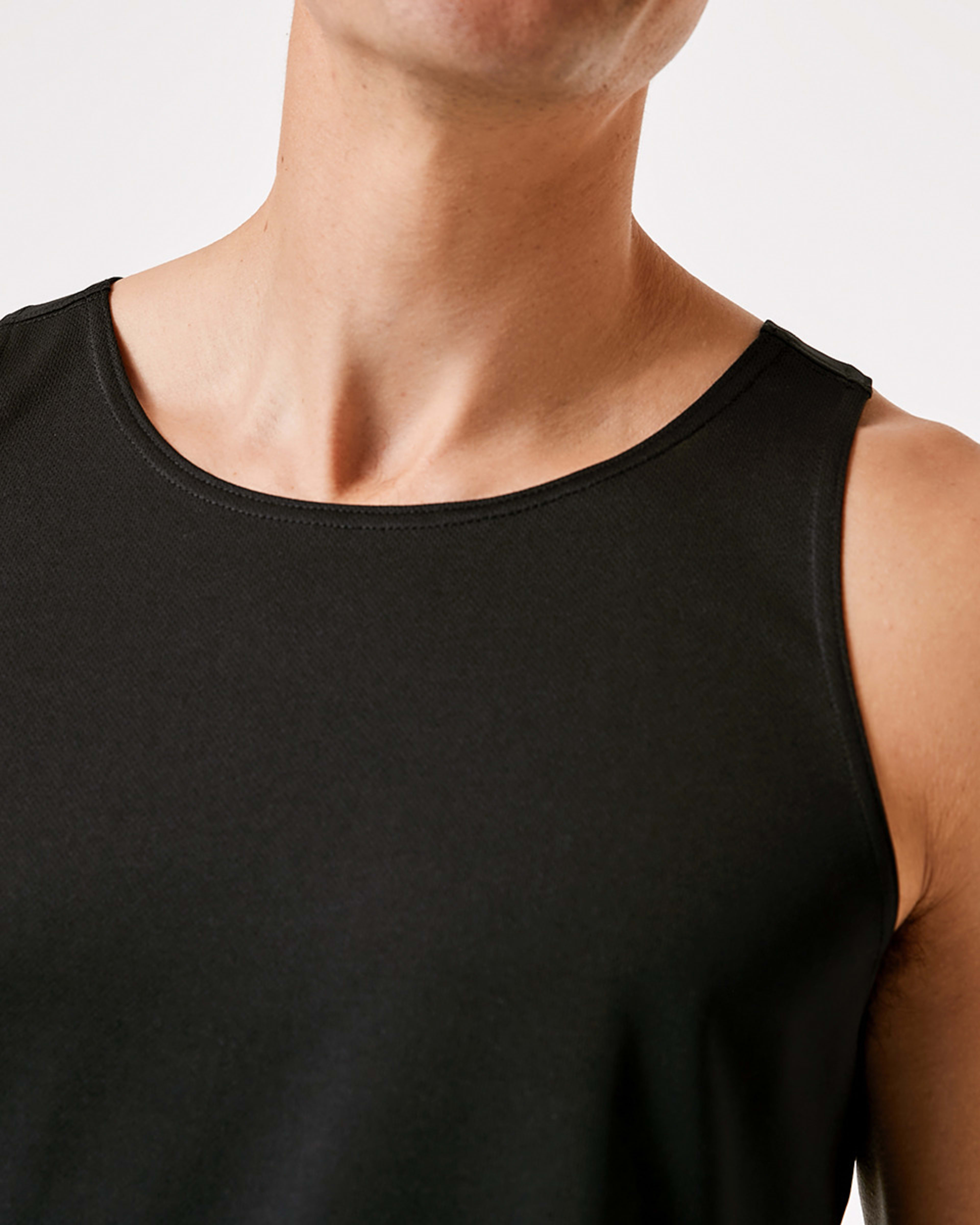 5 Active Mens Mesh Tank Black, 5 of 5