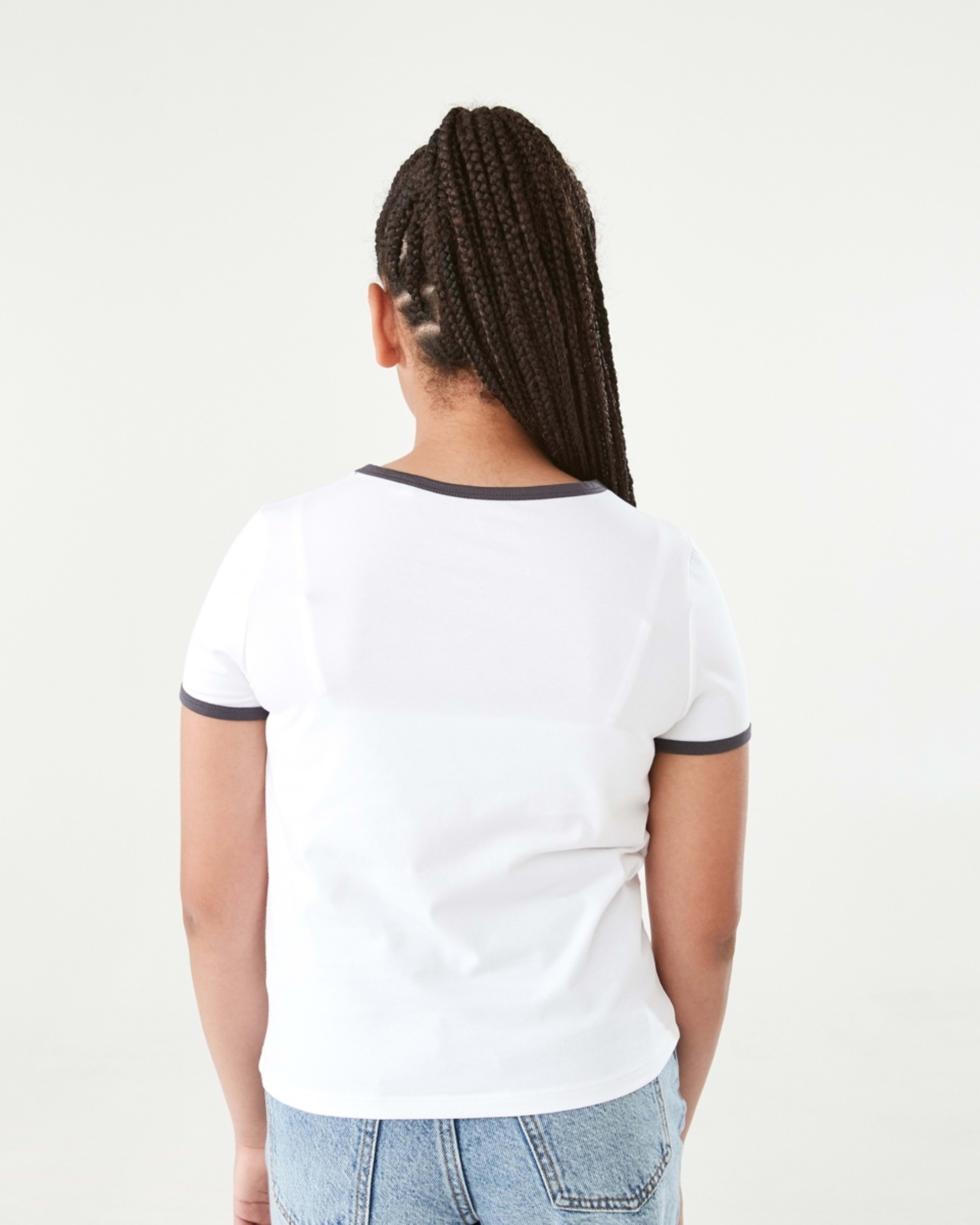 2 Short Sleeve Ringer T-shirt New York 96 White, 2 of 9