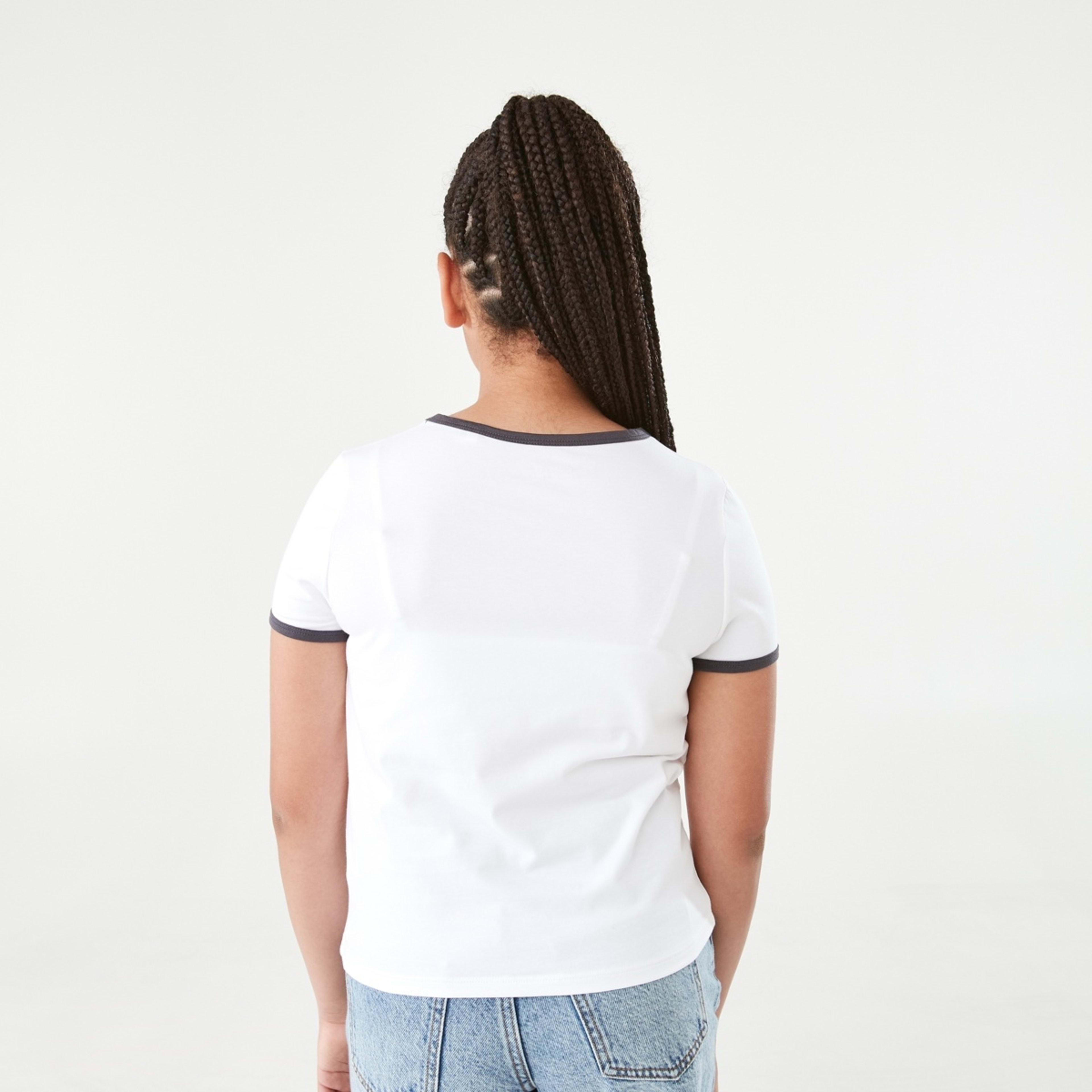 2 Short Sleeve Ringer T-shirt New York 96 White, 2 of 9