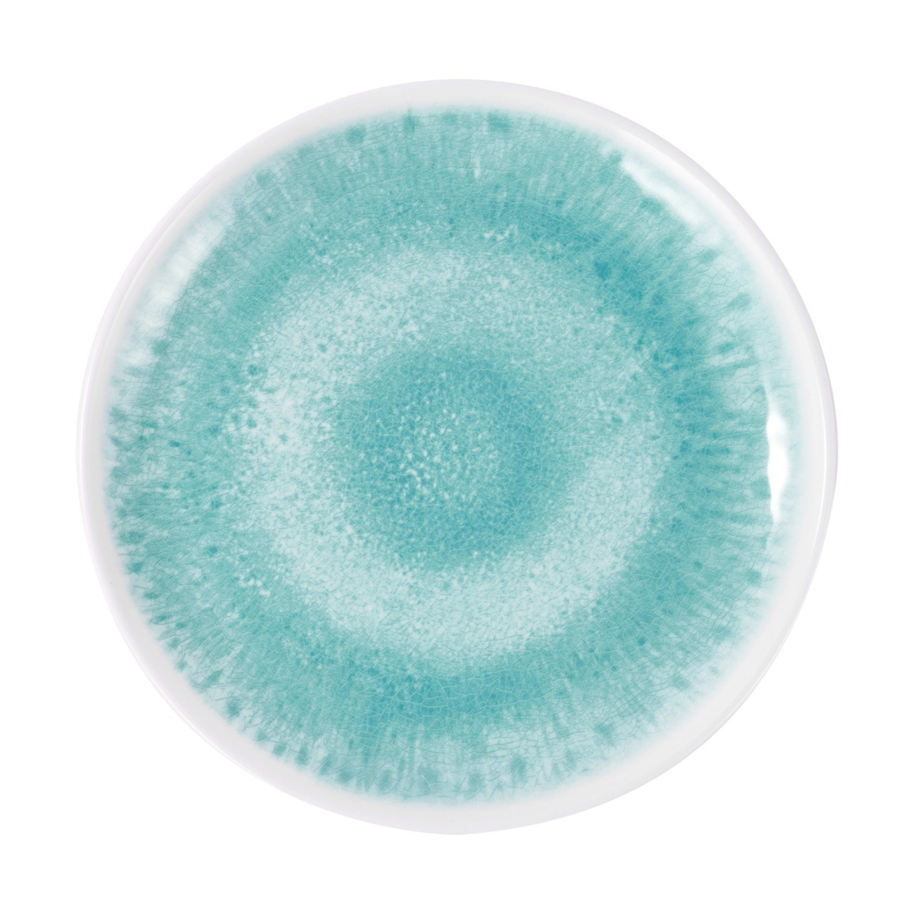 5 4 Pack Mint Glazed Look Side Plates, 5 of 7