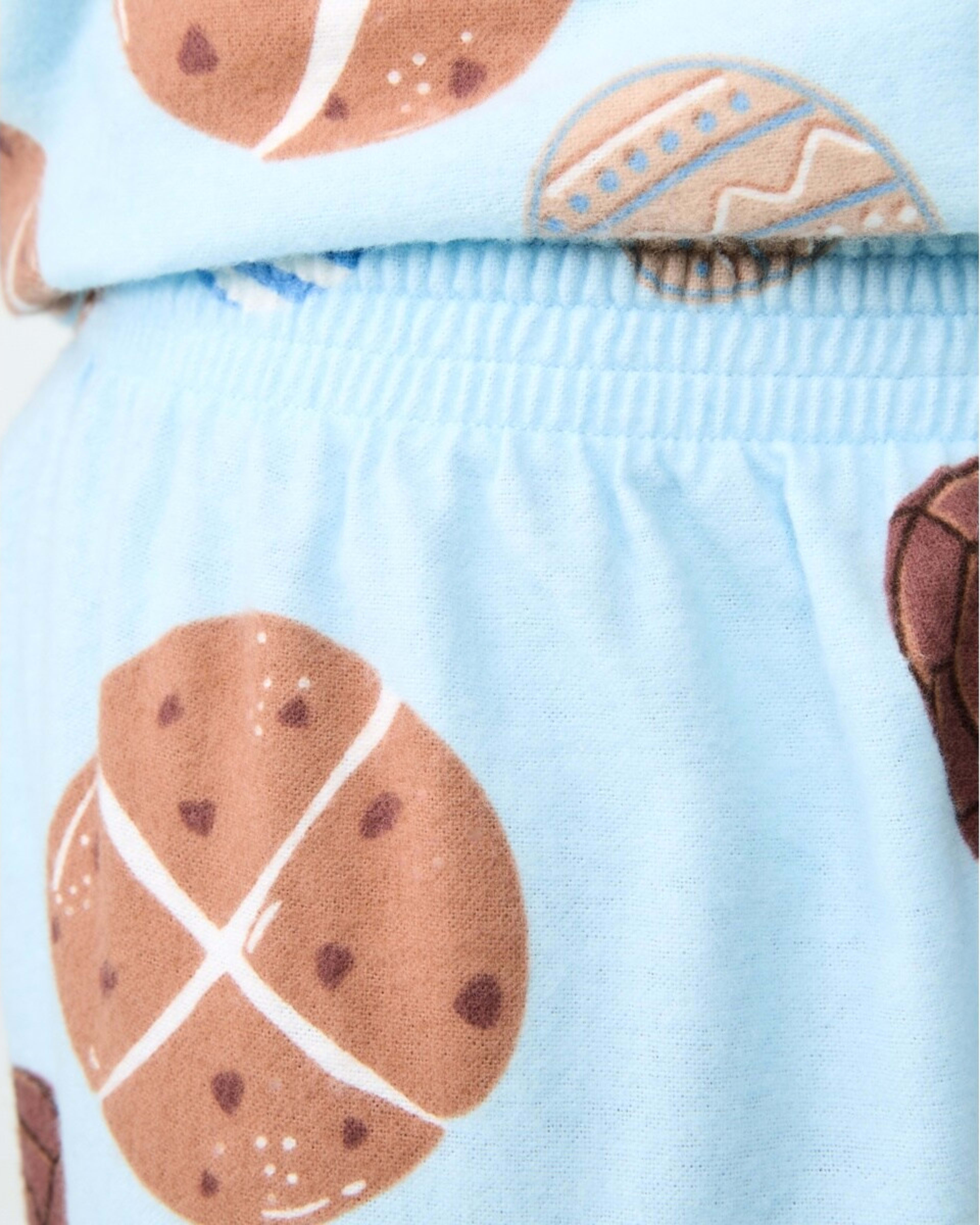 8 Print Flannel Family Matching Pyjama Set Blu Sweets, 8 of 10