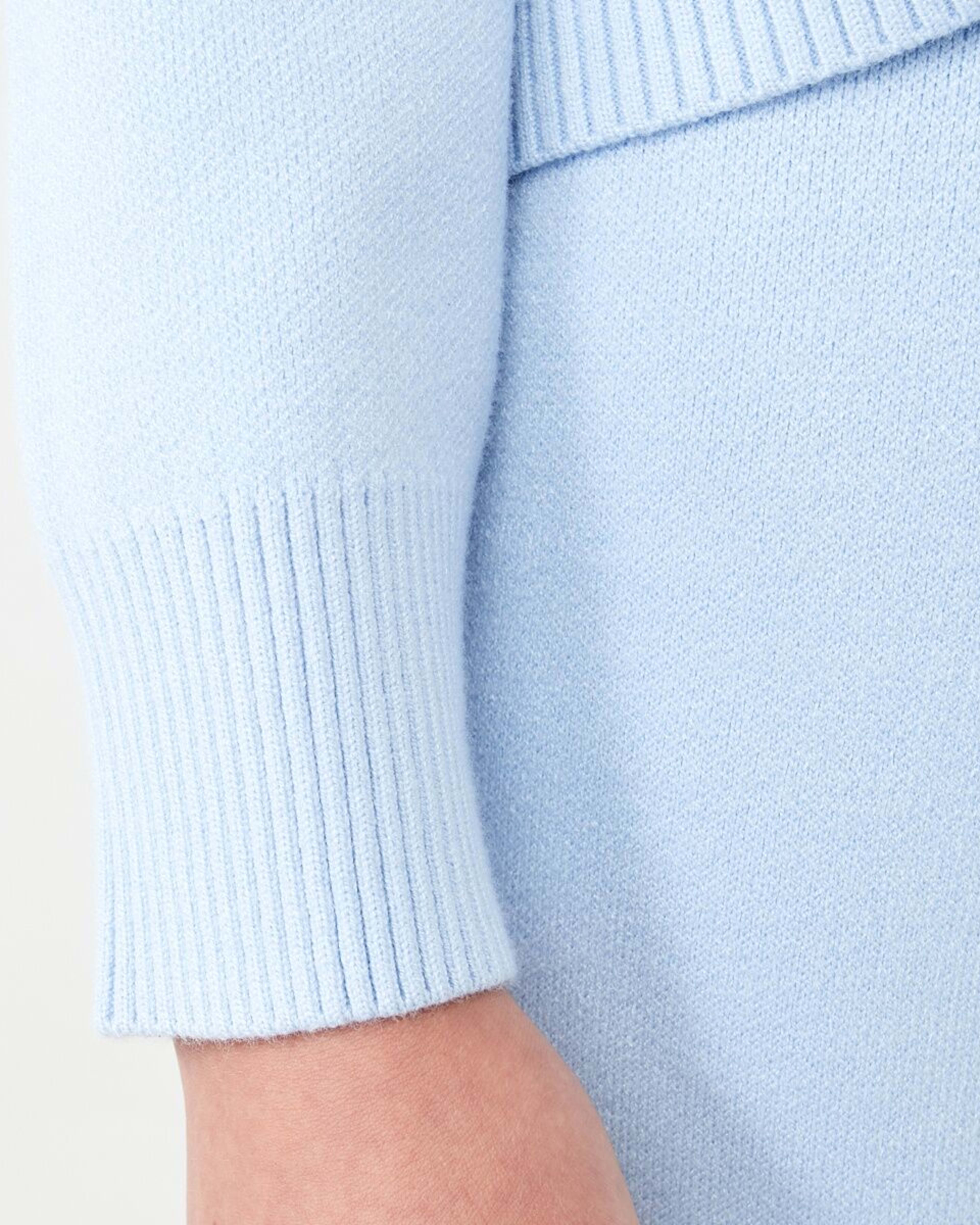 5 Bonded Knit Hoodie Doll Blue, 5 of 10