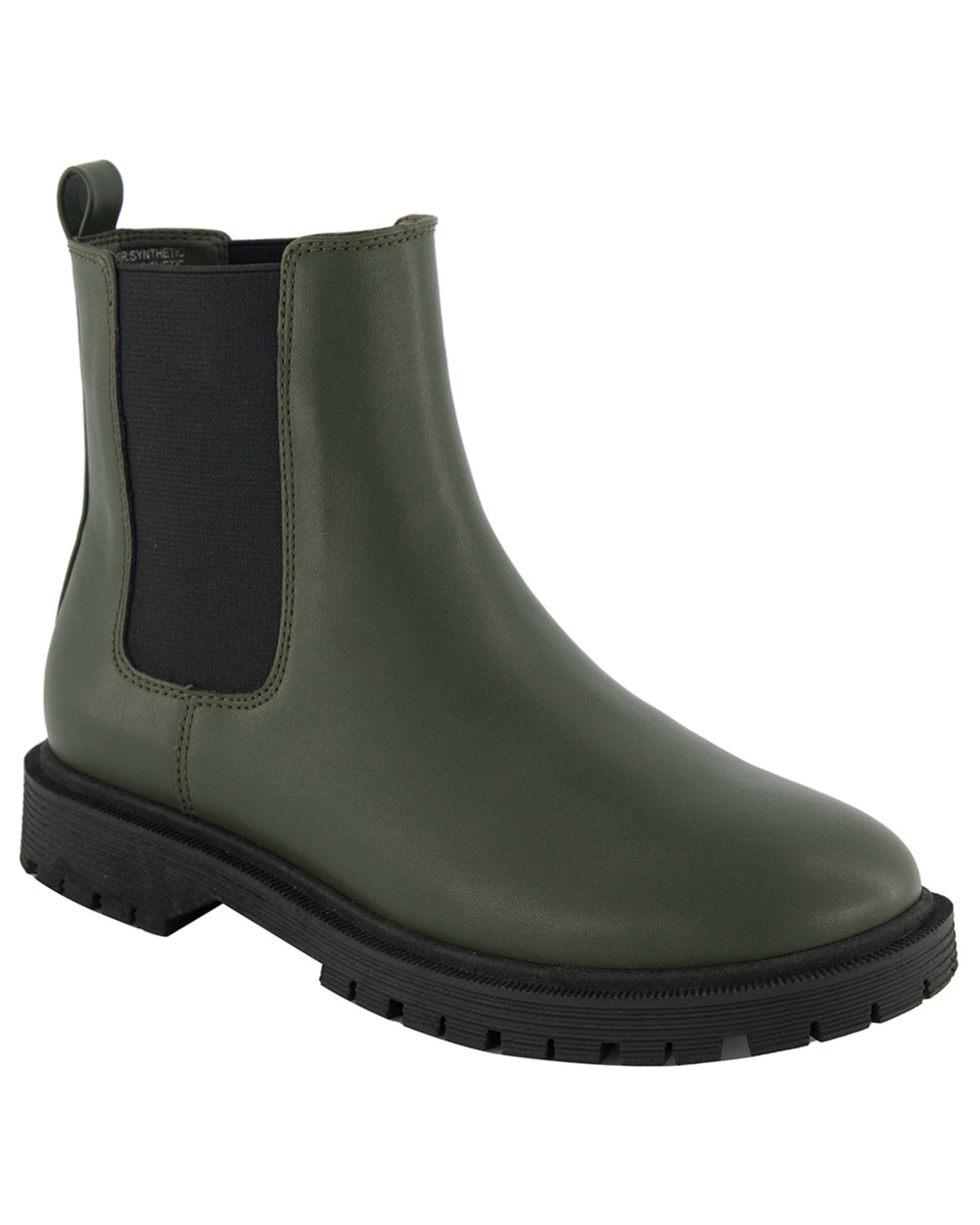 Ribbed Gusset Chelsea Boots Kmart