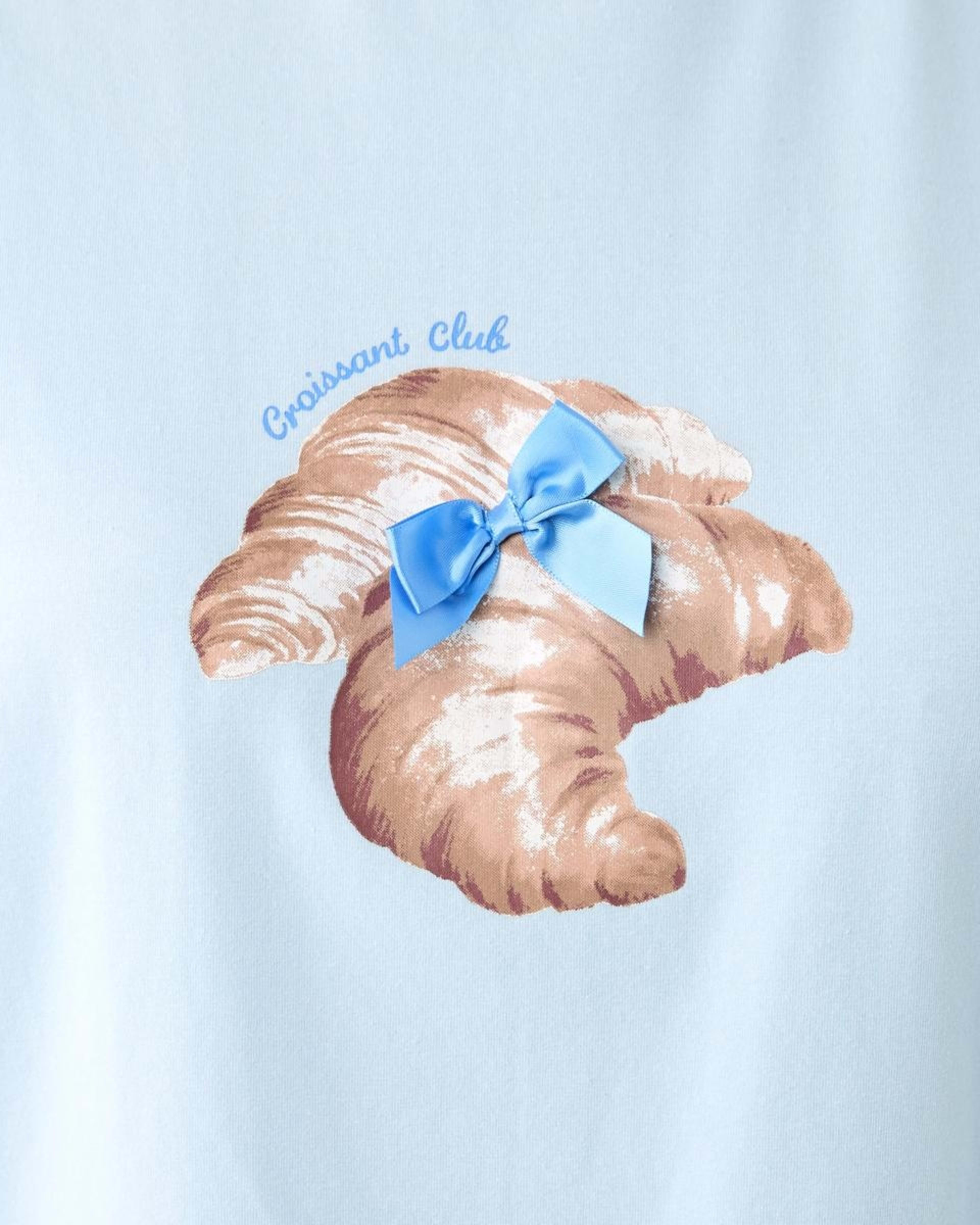 5 Print Knit T-shirt and Woven Shorts Pyjama Set CROISSANT HALOGEN BLUE, 5 of 7