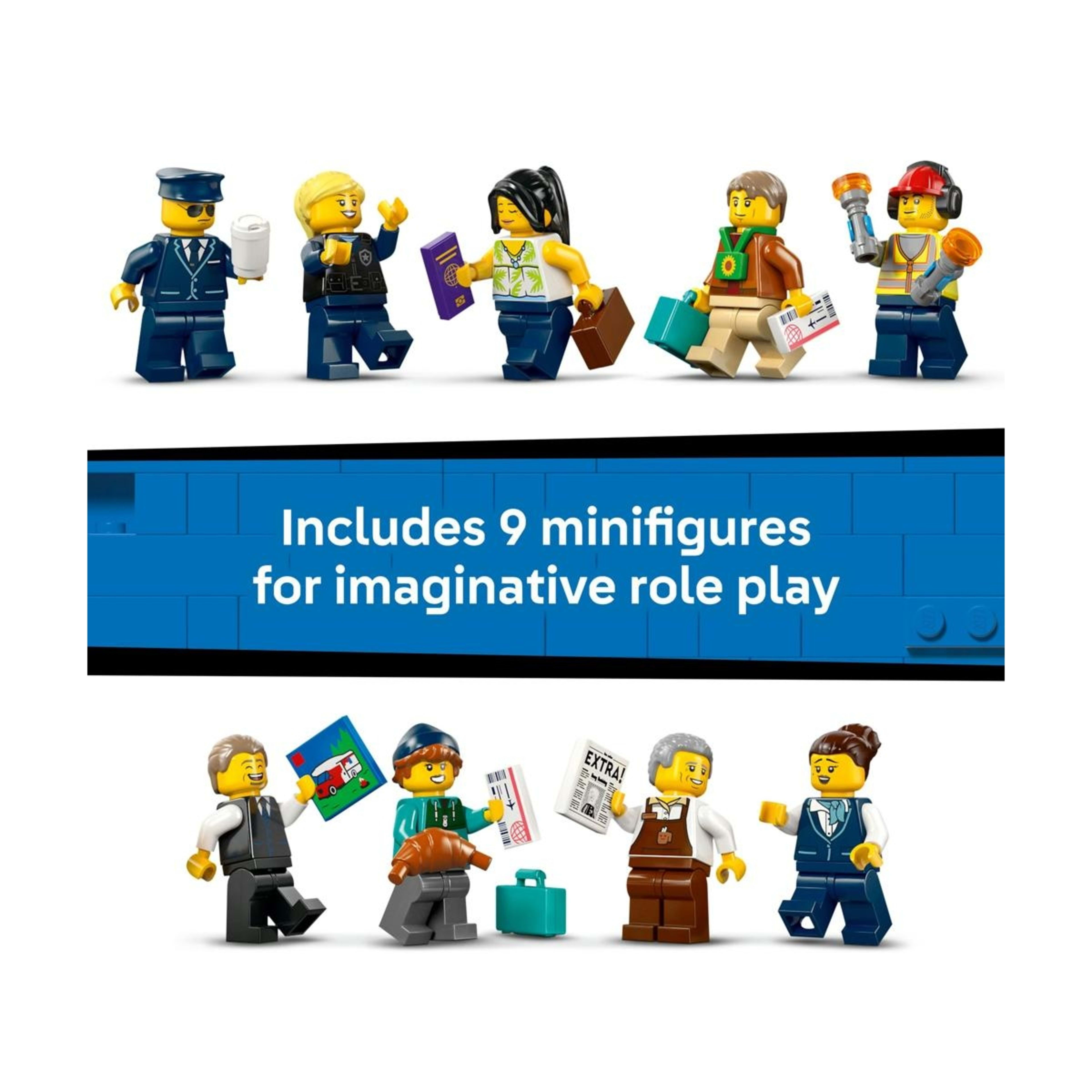 6 LEGO City Airport with Airplane 60502, 6 of 10