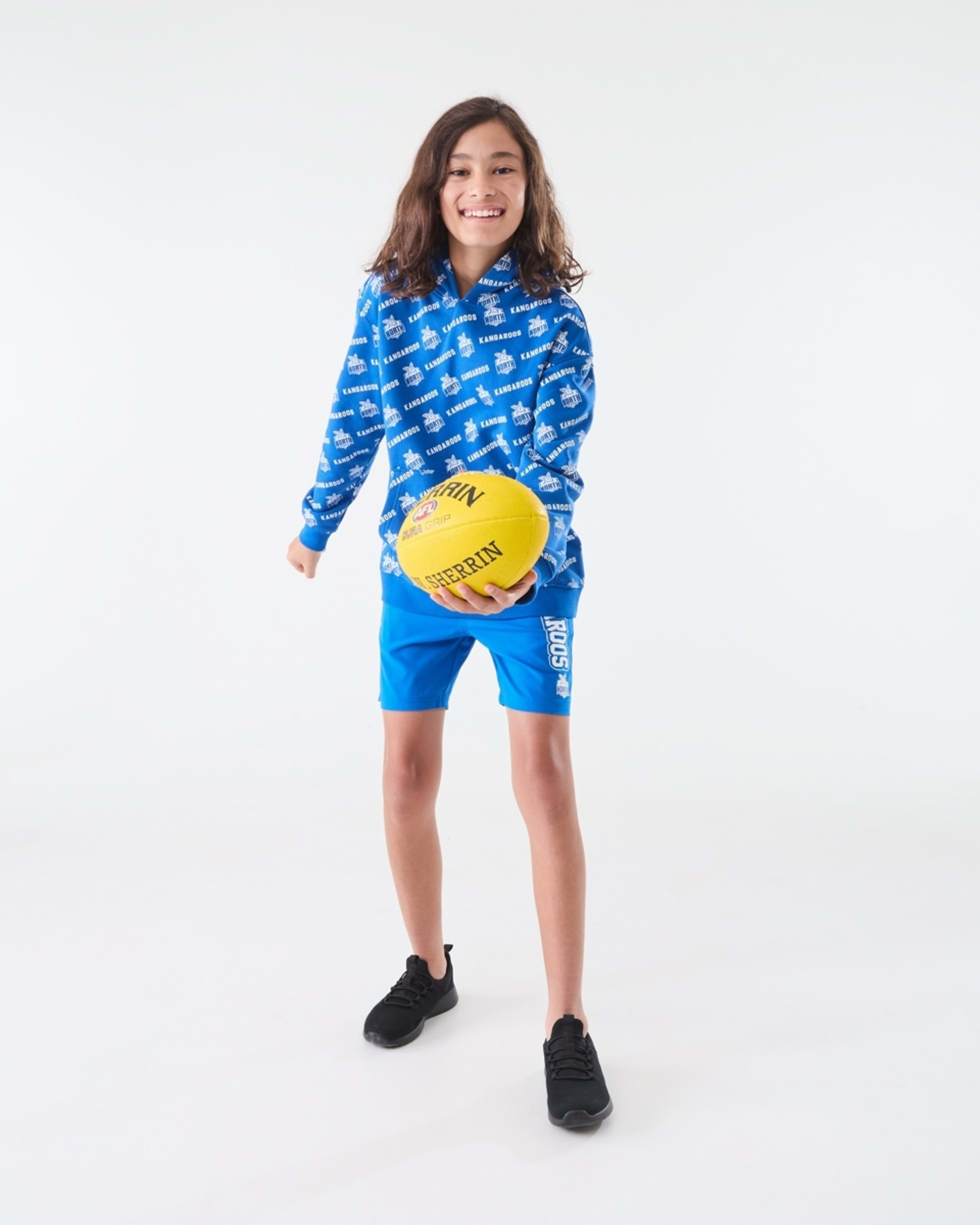 1 Official AFL Kids All Over Print Hoodie Kangaroos