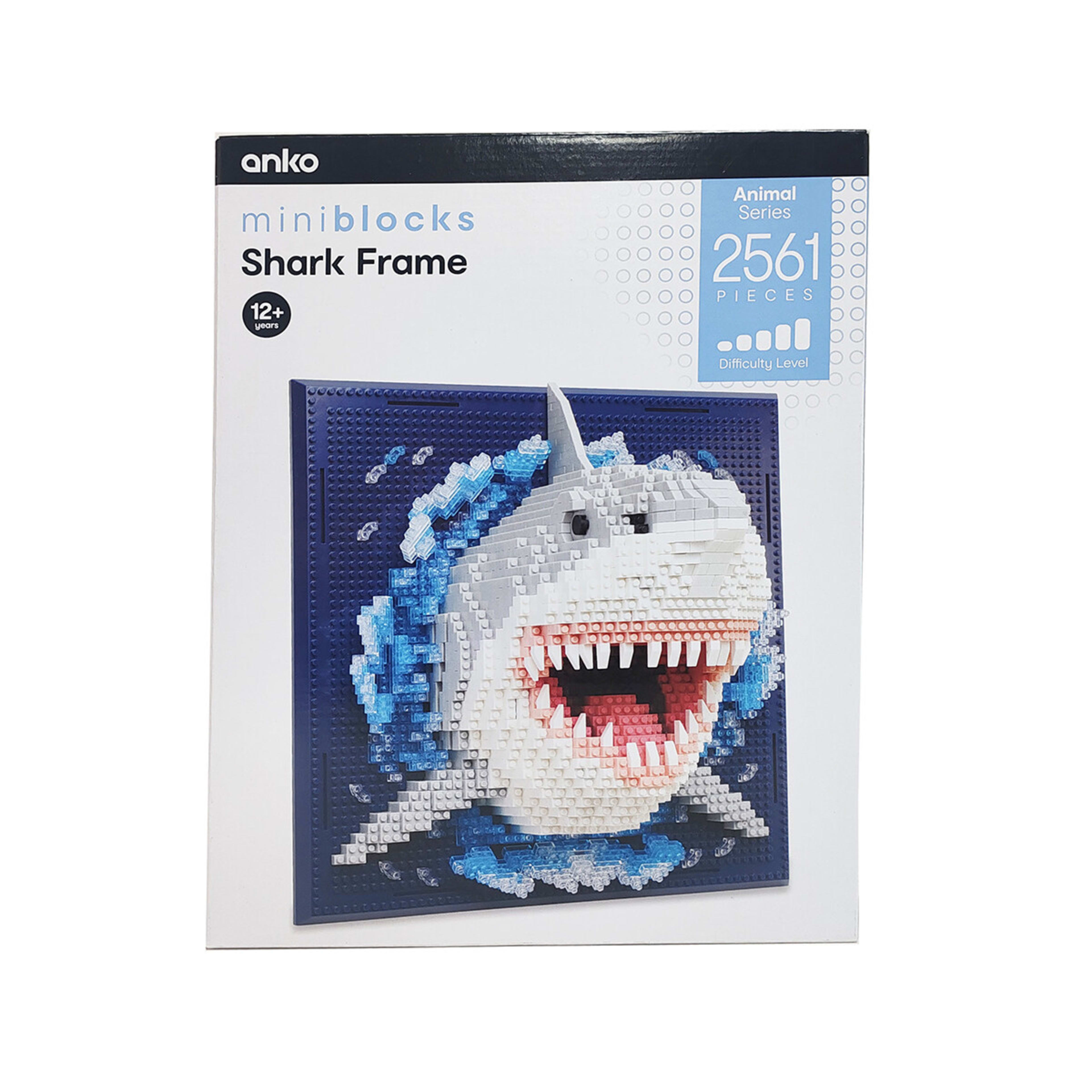 1 2561 Piece Mini Blocks Animal Series: Shark Frame, 1 of 6