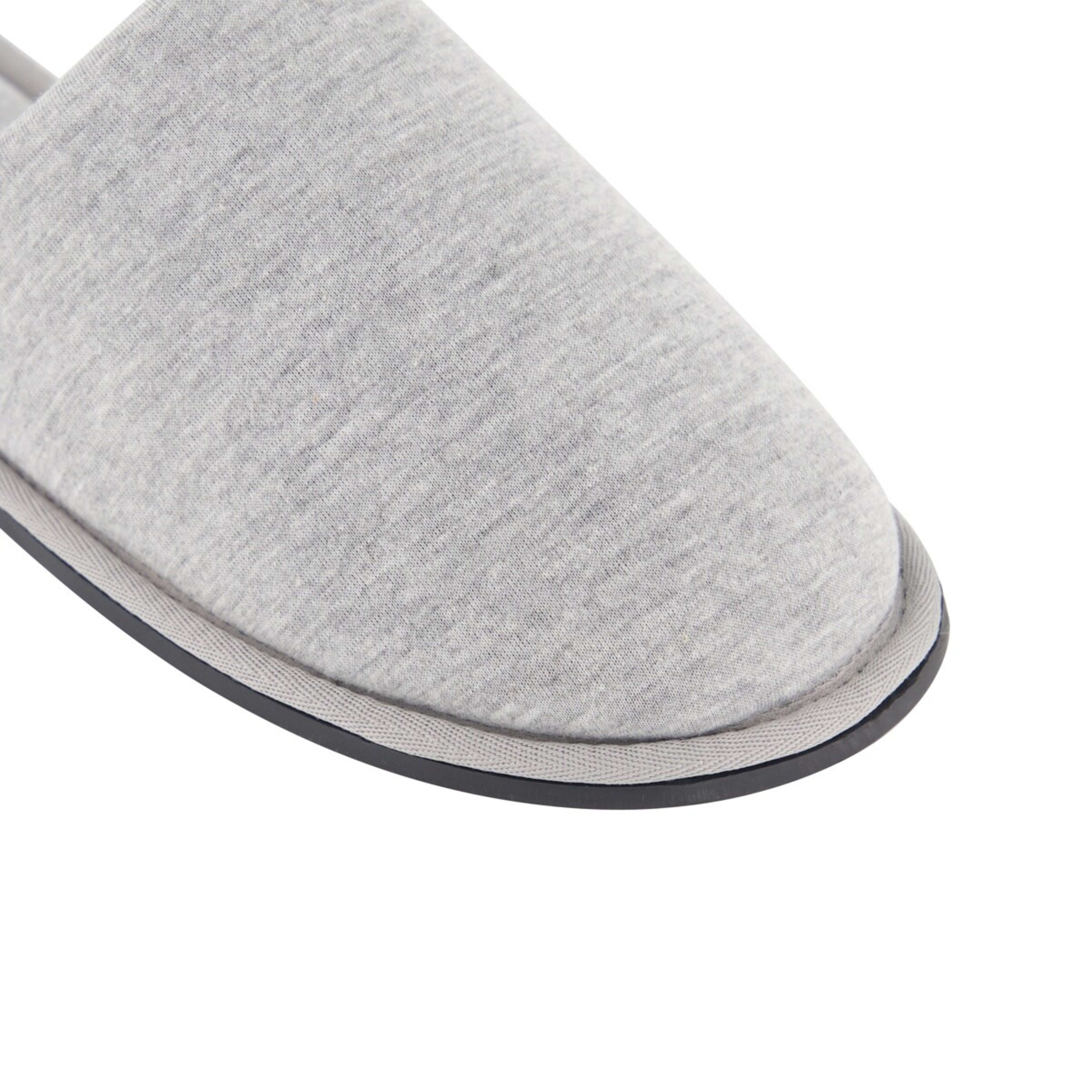 3 Windsor Slipper Scuffs Light Grey, 3 of 3