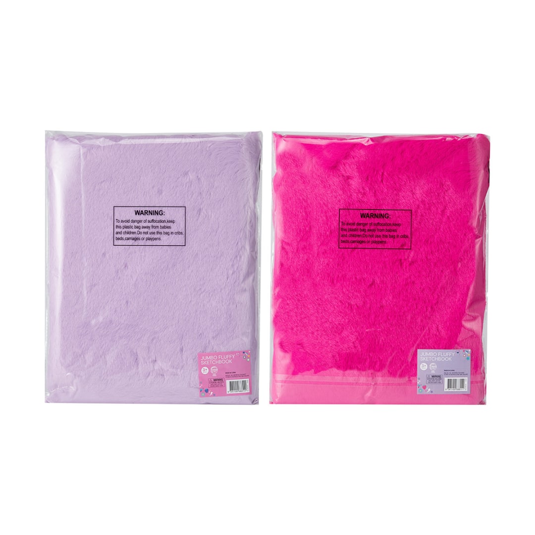Jumbo Fluffy Sketchbook Assorted Kmart