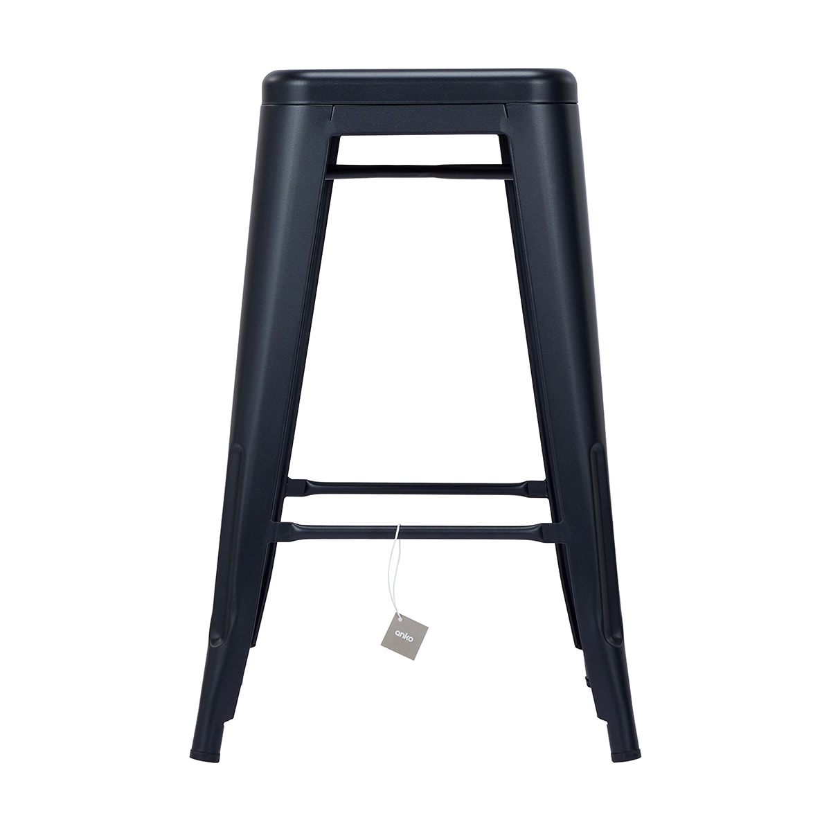 Metal Bar Stool Black Kmart