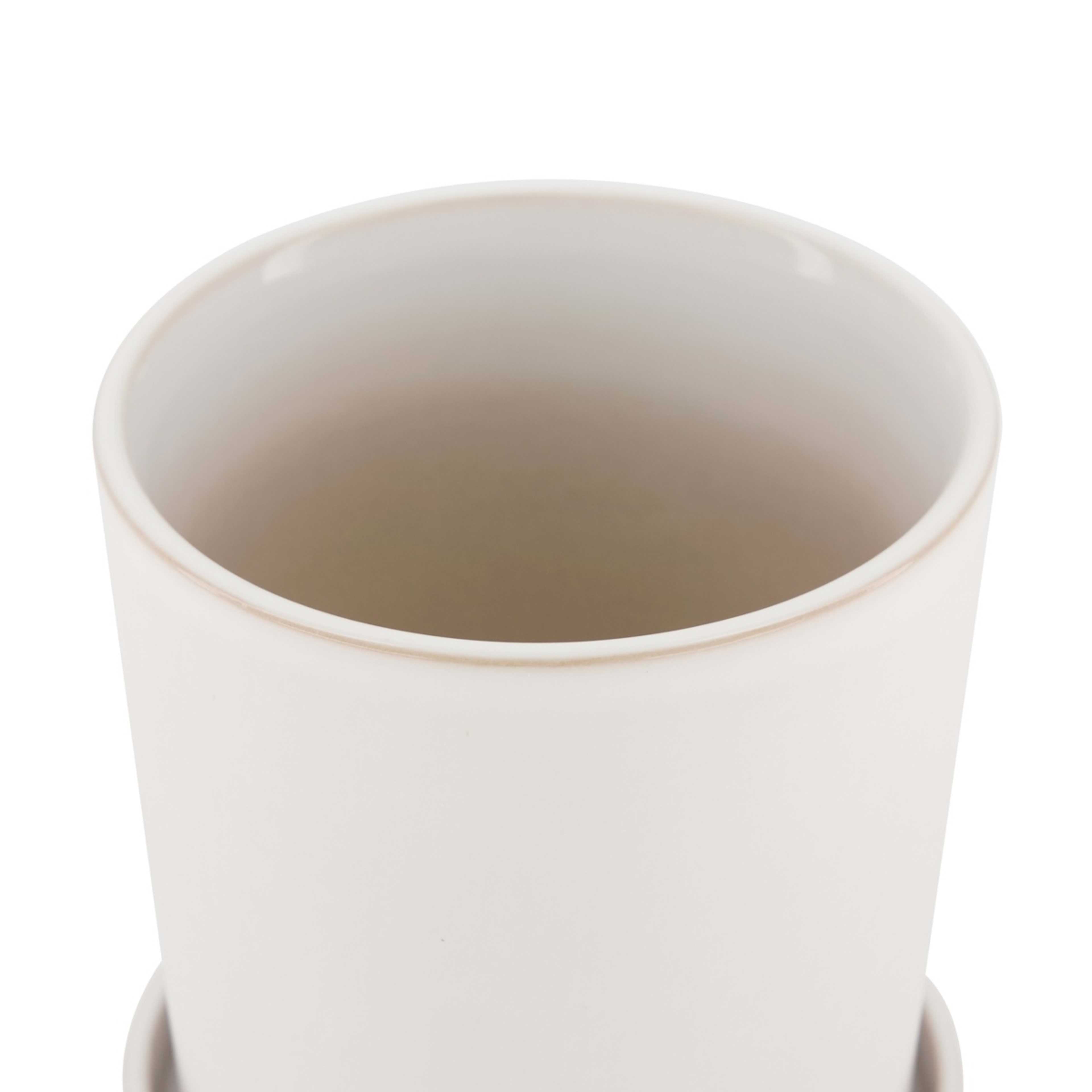 4 Pot with Saucer - White, 4 of 7
