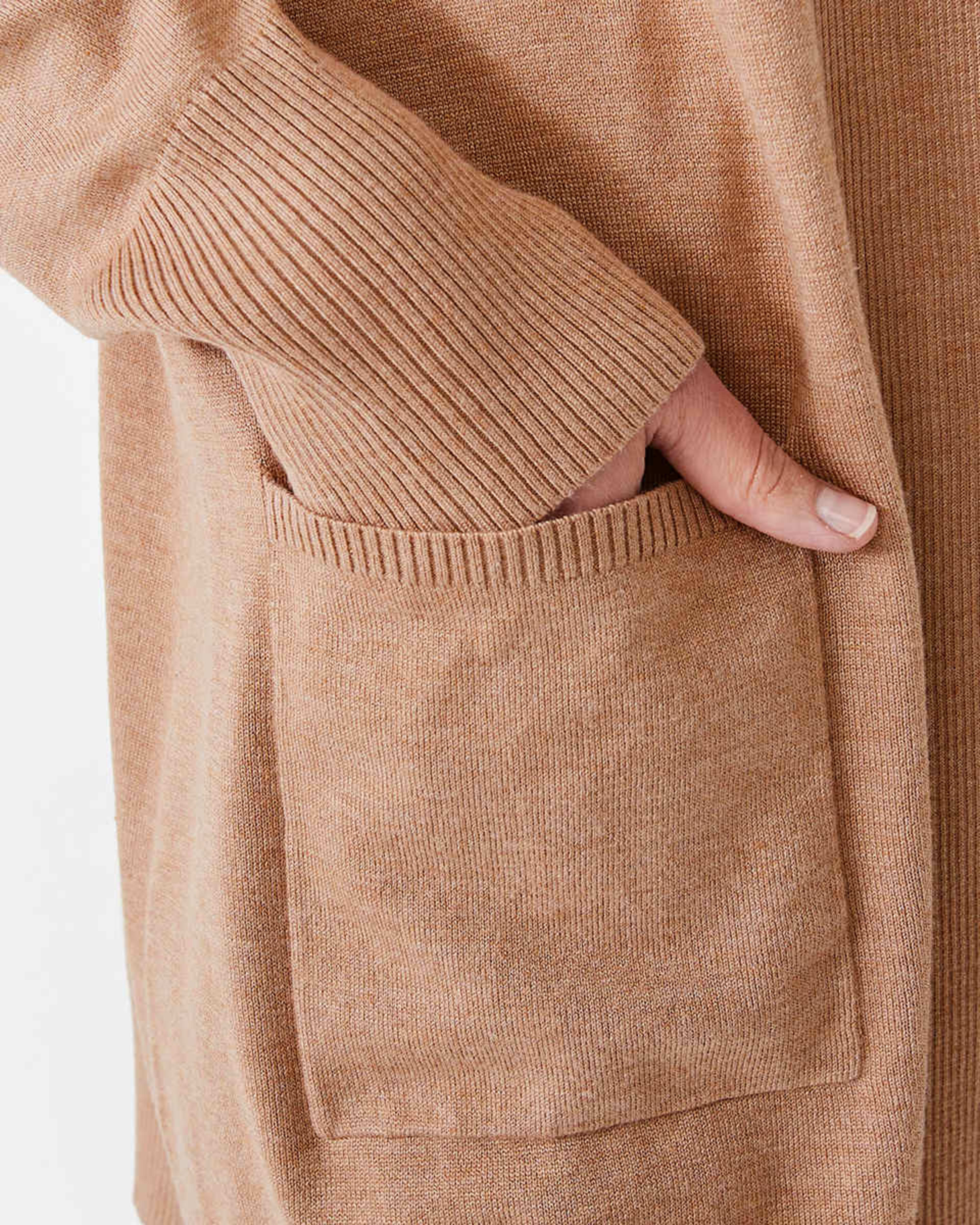 6 Edge to Edge Cardigan Sand Mrl, 6 of 6