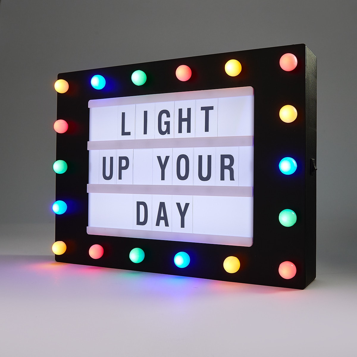 Multi Colour Light Box Kmart
