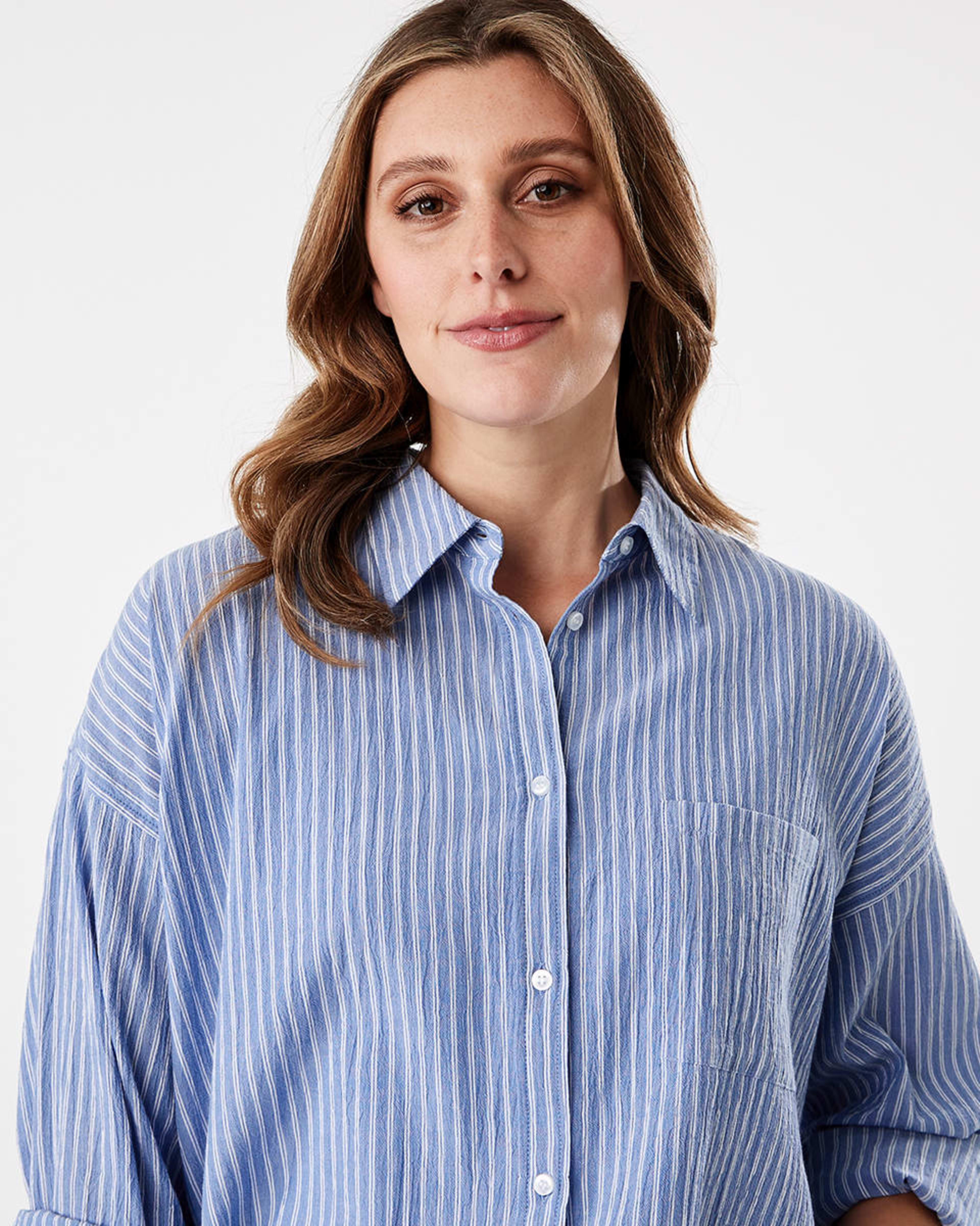 Long Sleeve Boyfriend Shirt Kmart