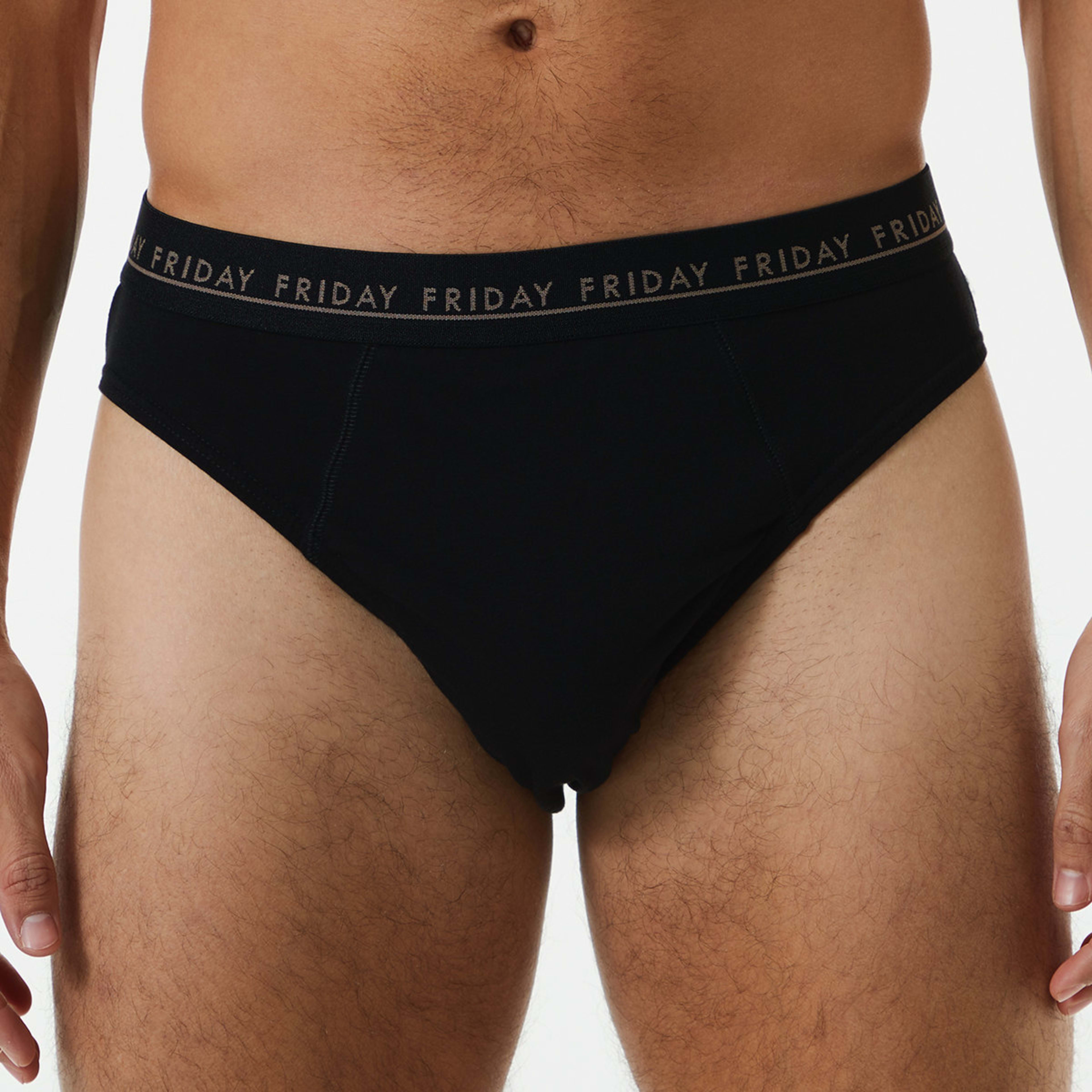 6 7 Pack Briefs Black, 6 of 10