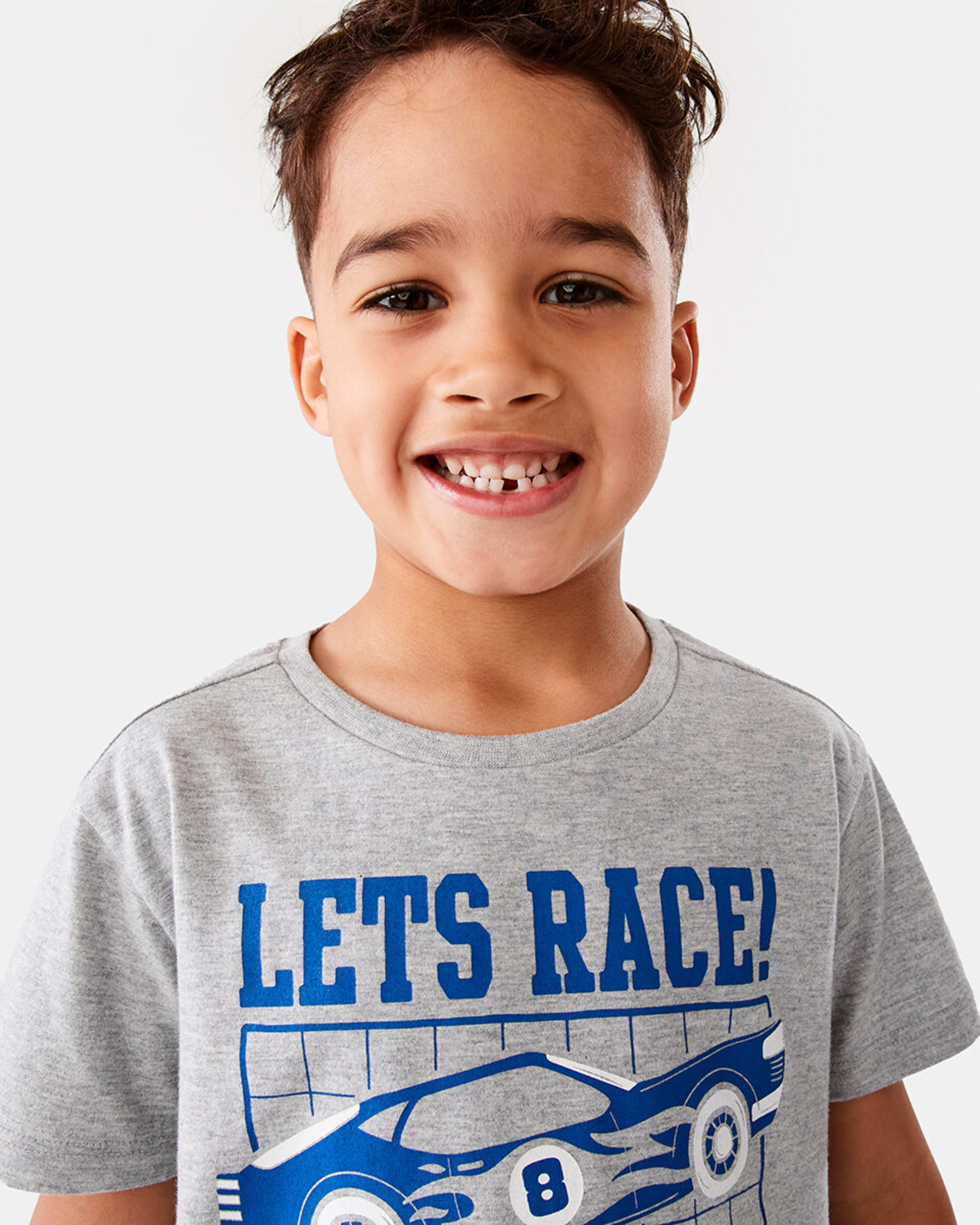 3 Chest Print T-shirt Marle Race, 3 of 8