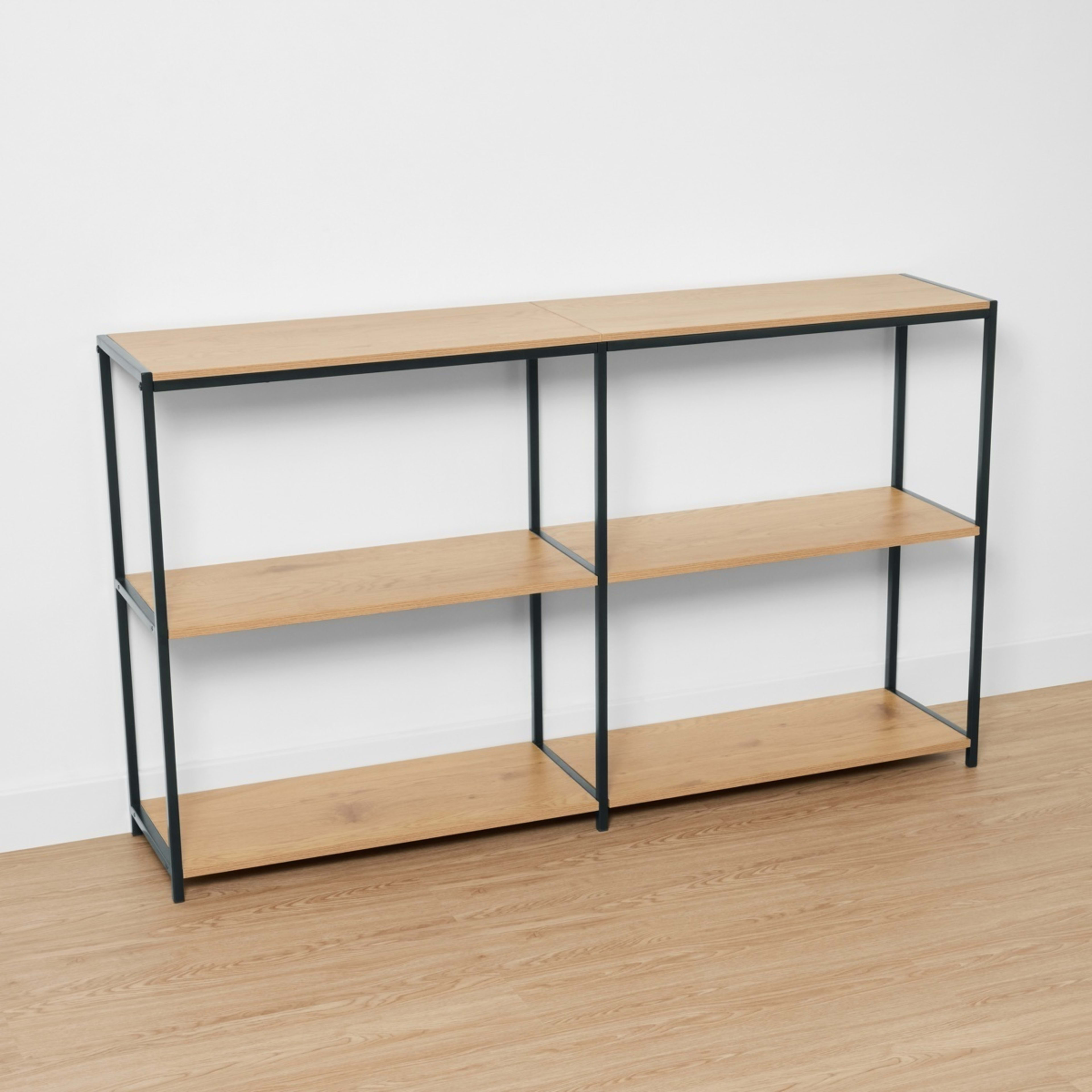 5 Blake 3 Tier Long Book Storage Unit, 5 of 10