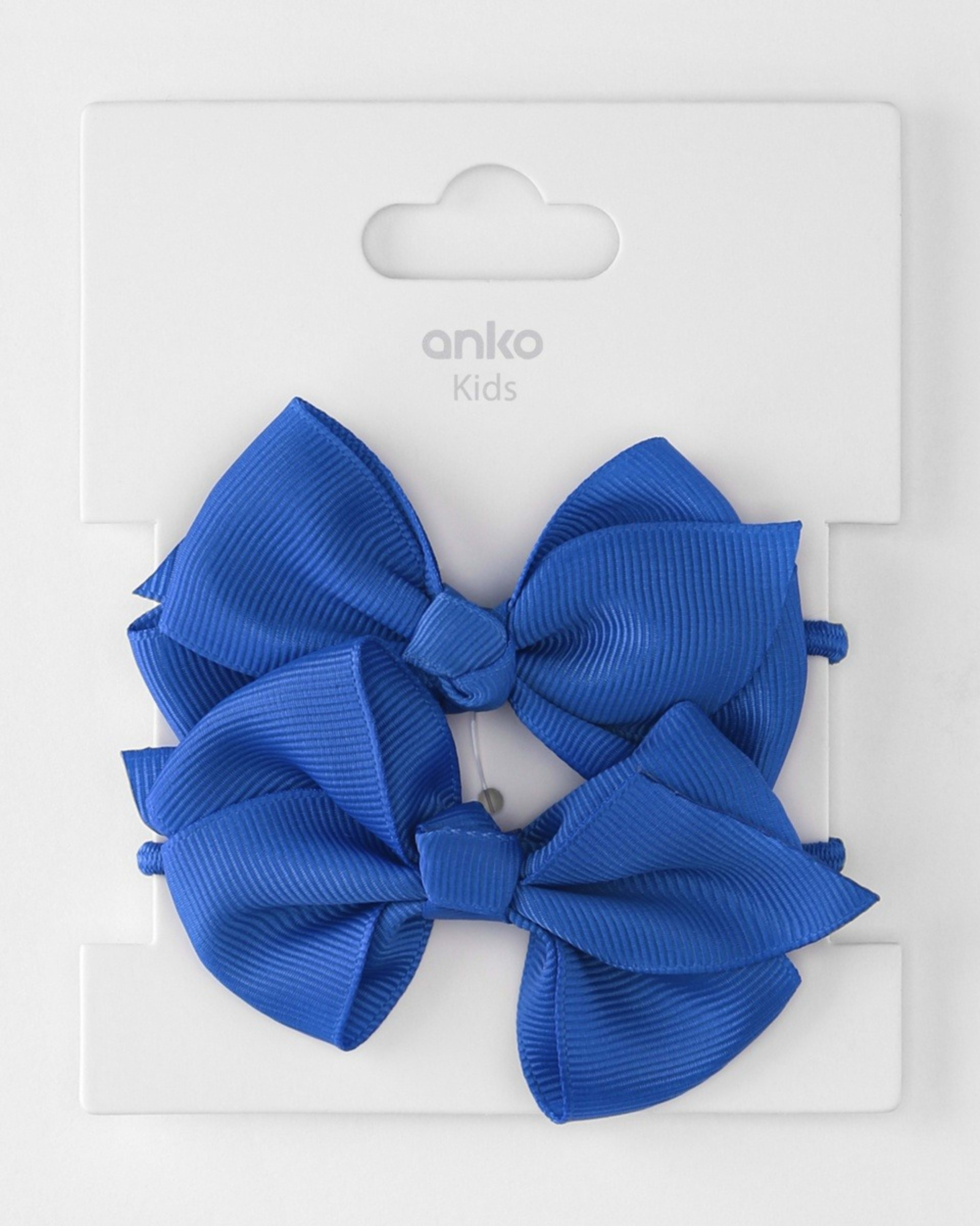 2 Pack Large Bow Hair Elastics Kmart