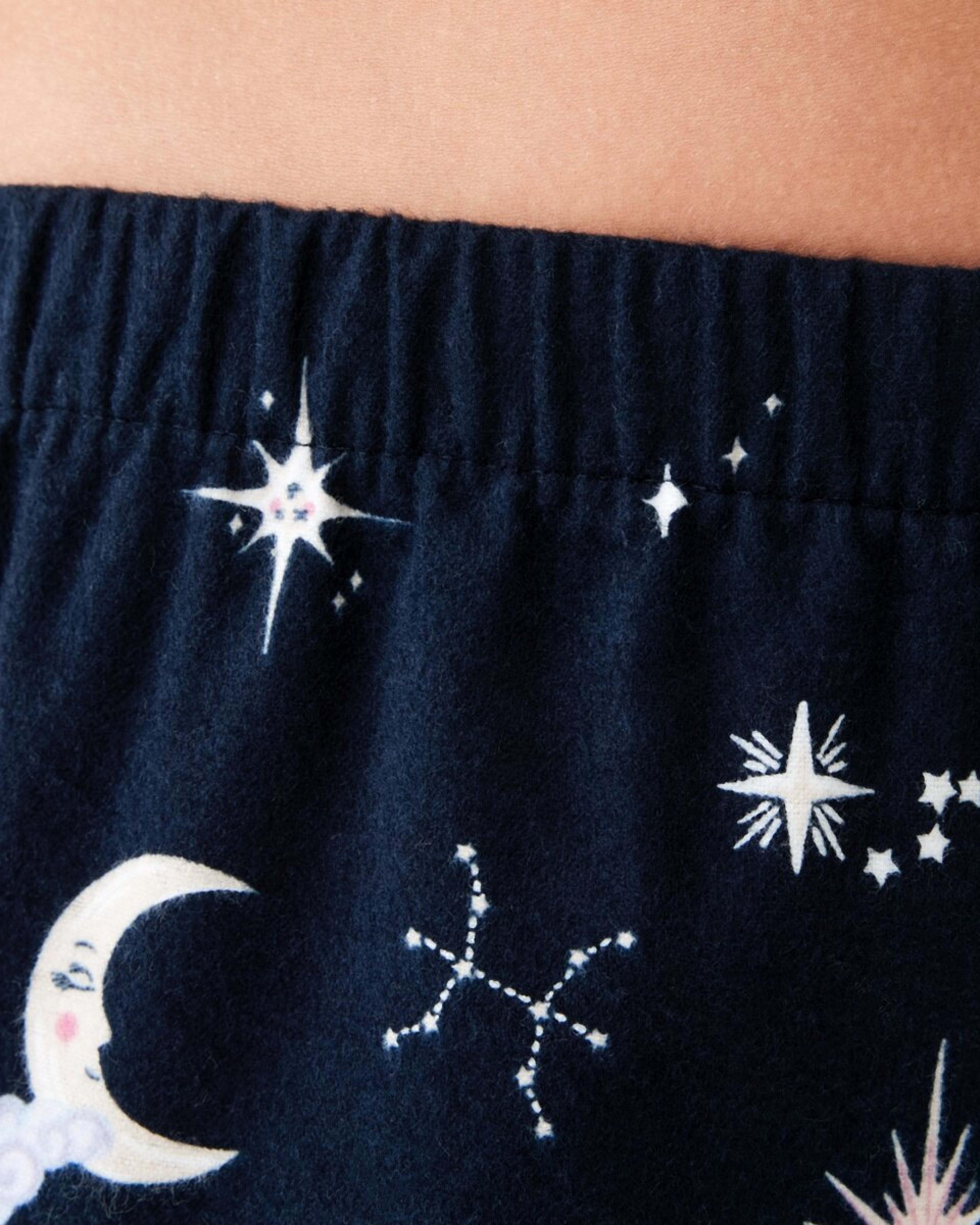 4 Printed Flannel Pants Cosmic, 4 of 5