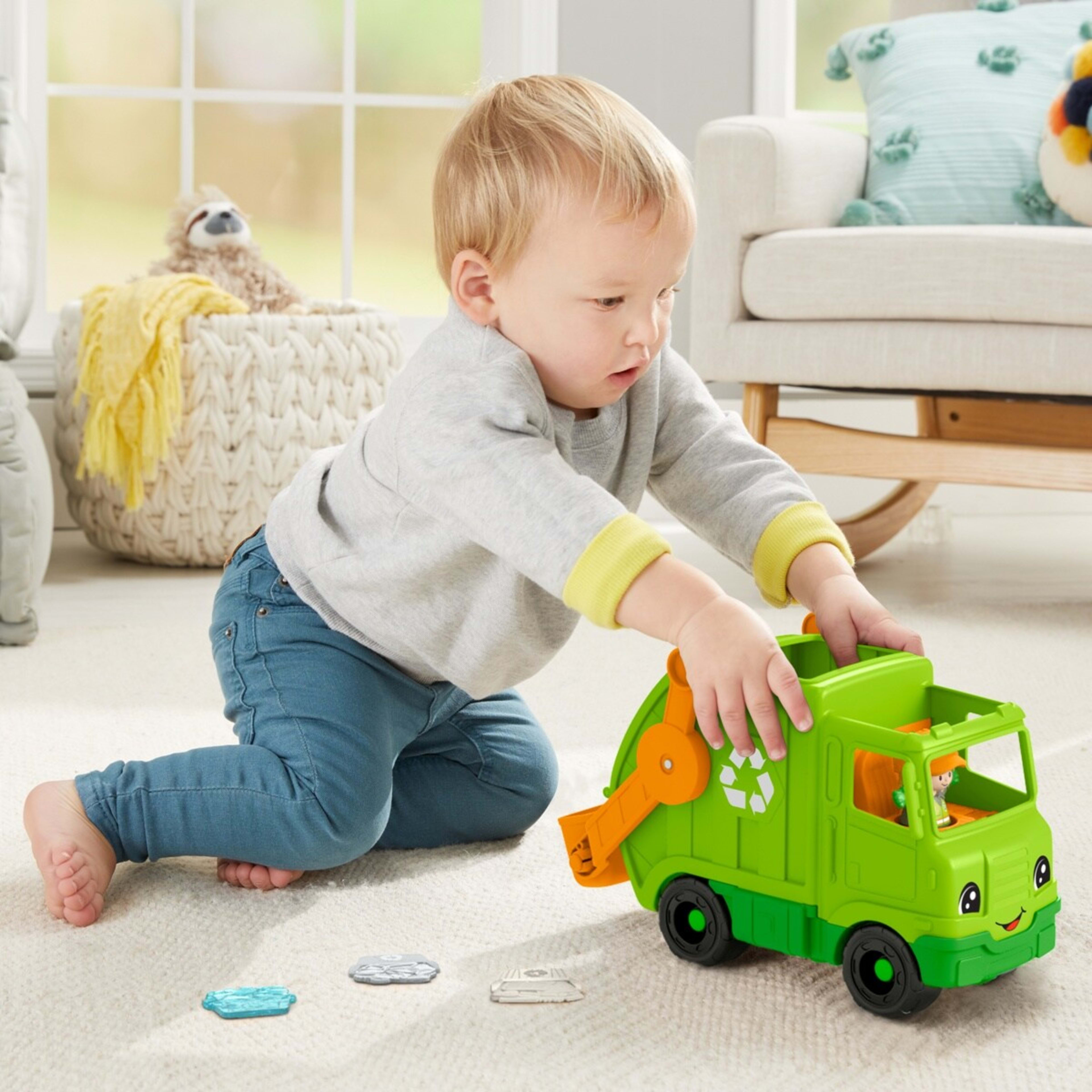 5 Fisher-Price Little People Musical Toy Vehicles - Assorted, 5 of 9