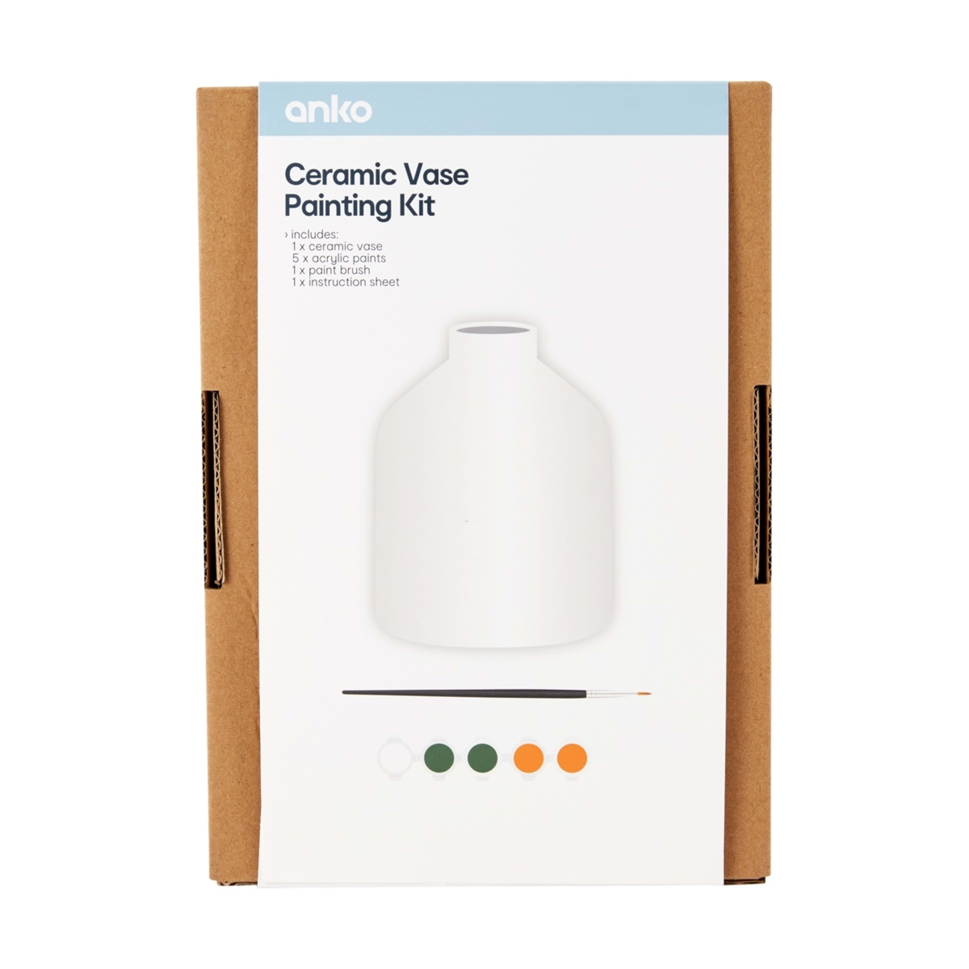 3 Ceramic Vase Painting Kit, 3 of 3