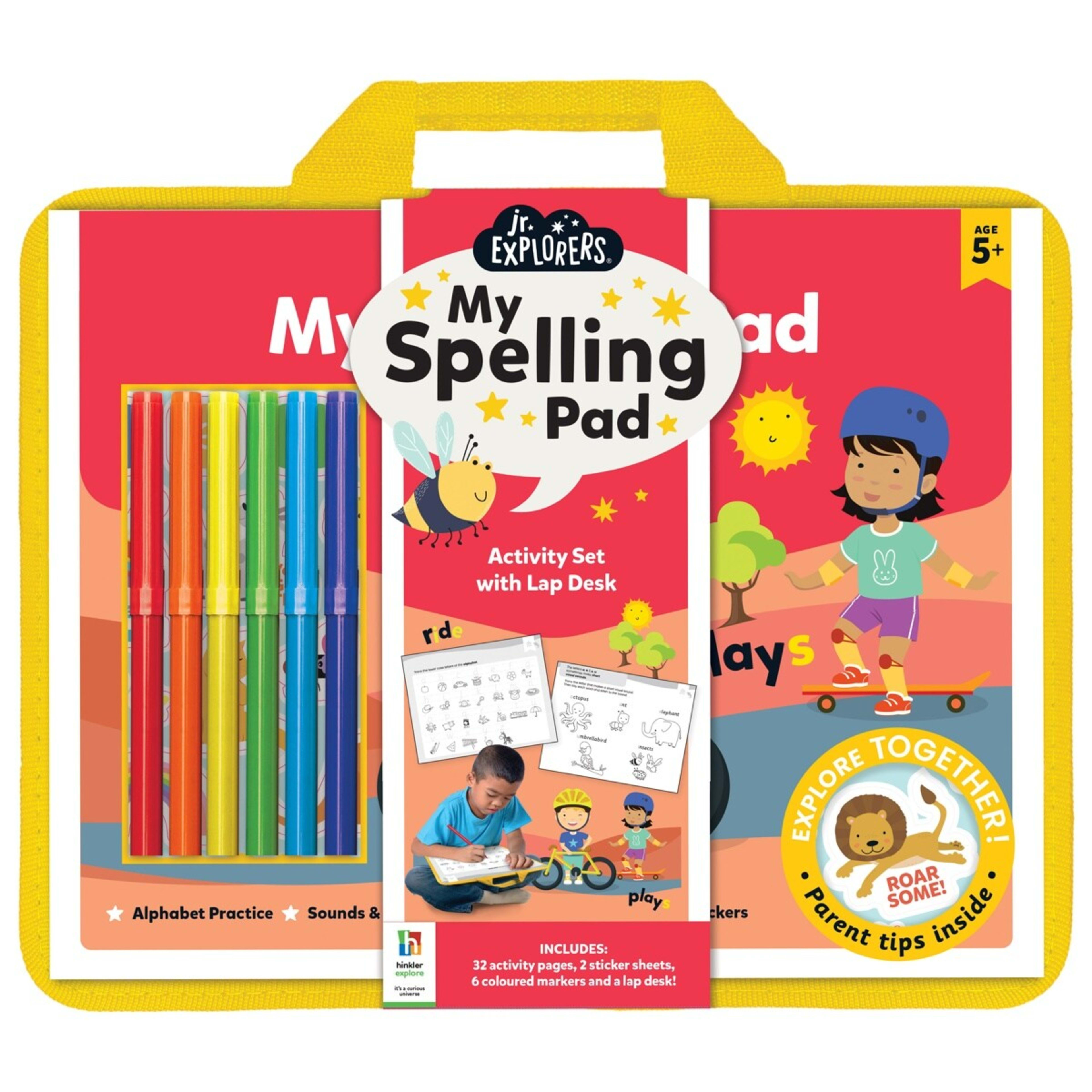 1 Jr. Explorers: My Spelling Pad Activity Set with Lap Desk - Book