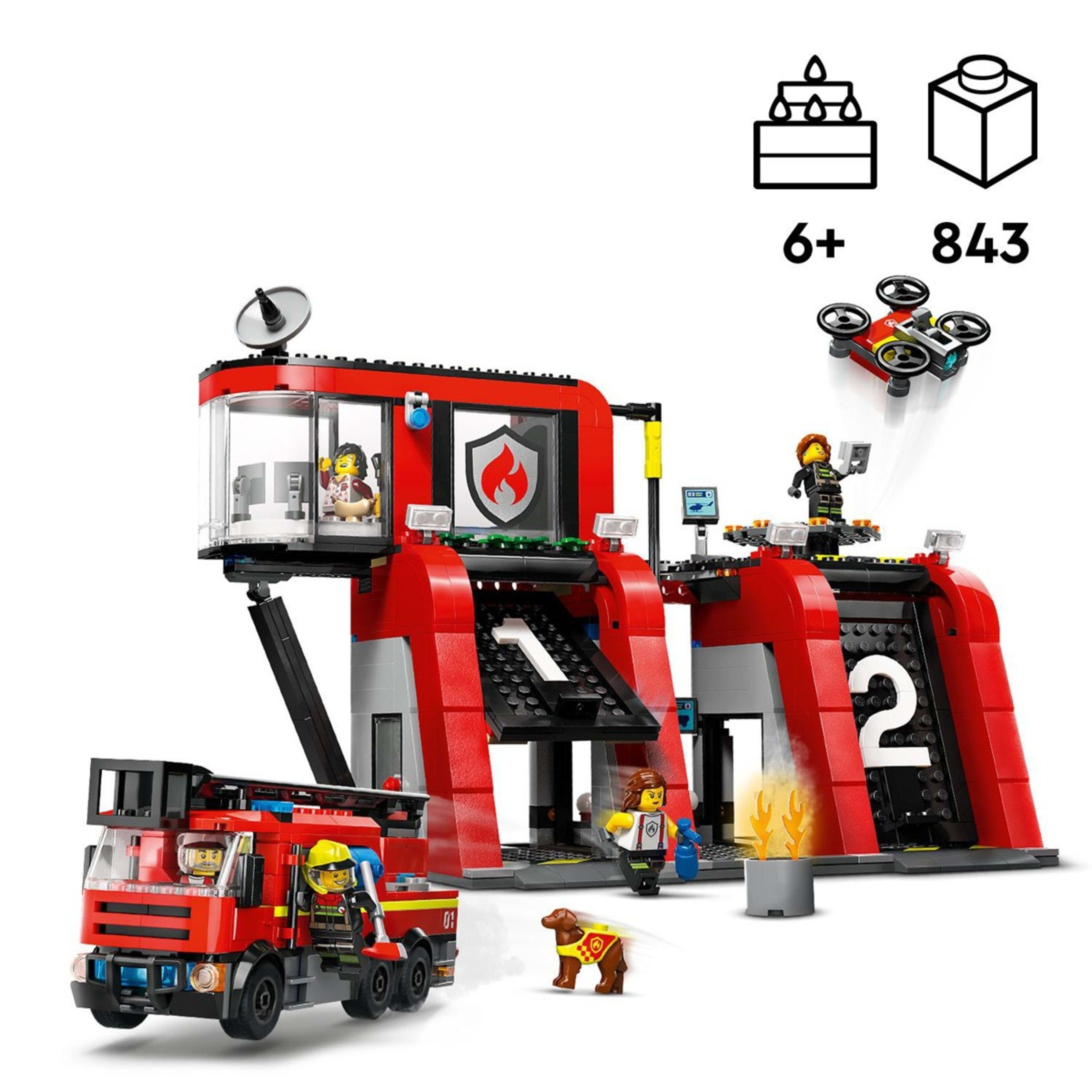 10 LEGO City Fire Station with Fire Truck 60414, 10 of 11