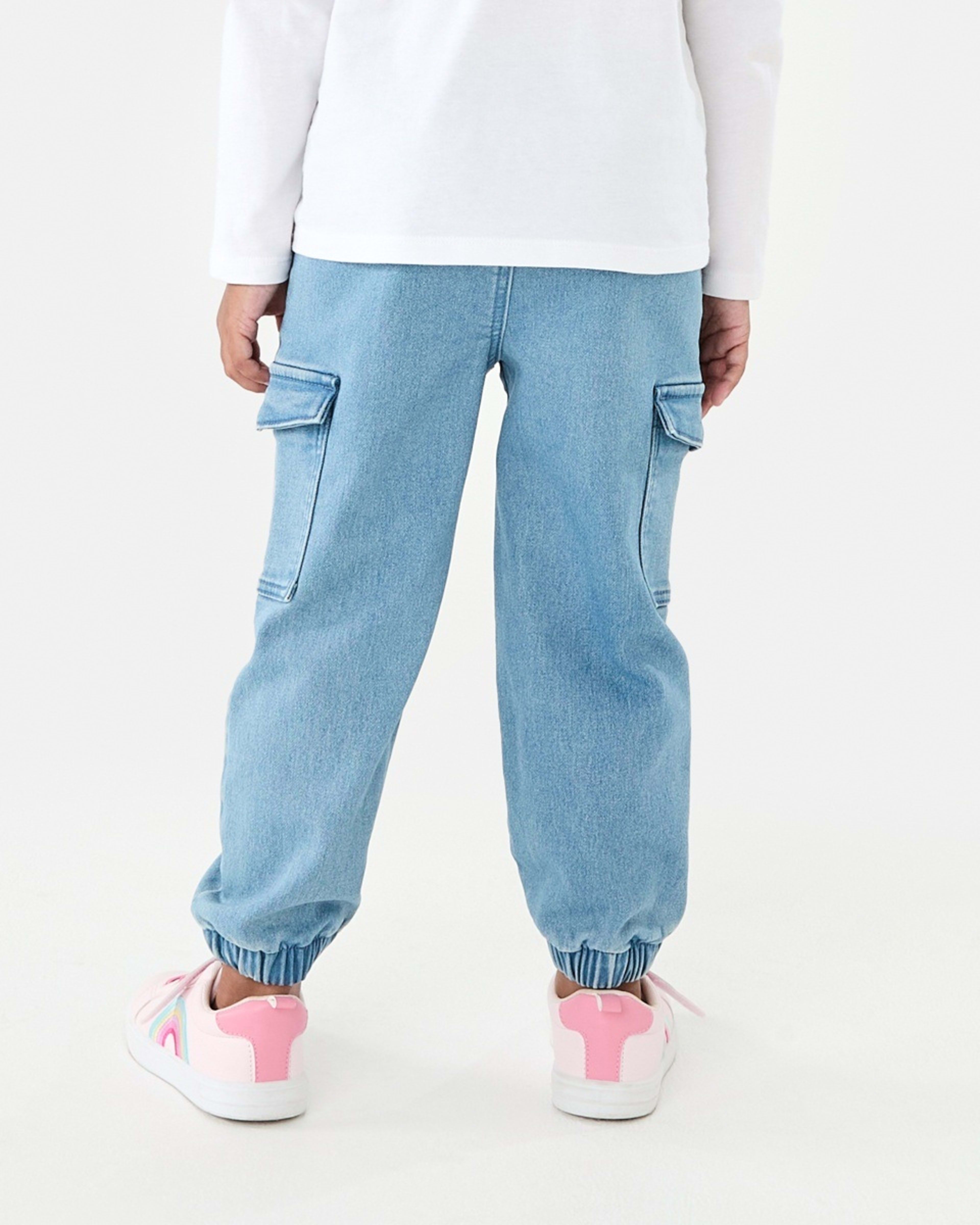 2 Knit Denim Jeans Light Wash, 2 of 9