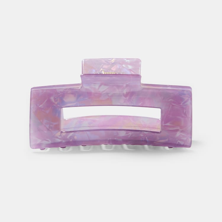 Lilac Rectangle Hair Clip Kmart