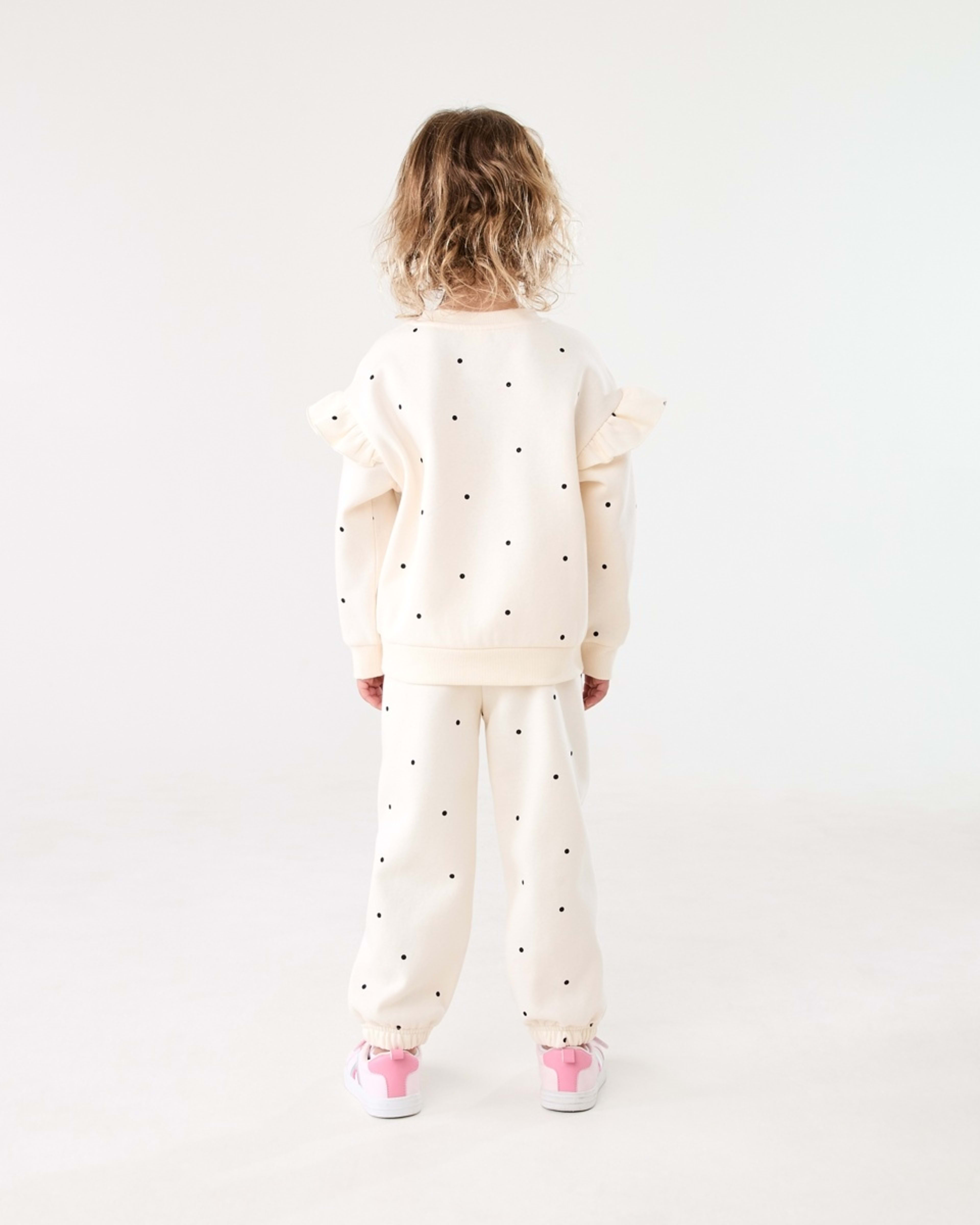 6 Balloon Trackpants HAIL GLITTER SPOTS BUTTER BEIGE, 6 of 6