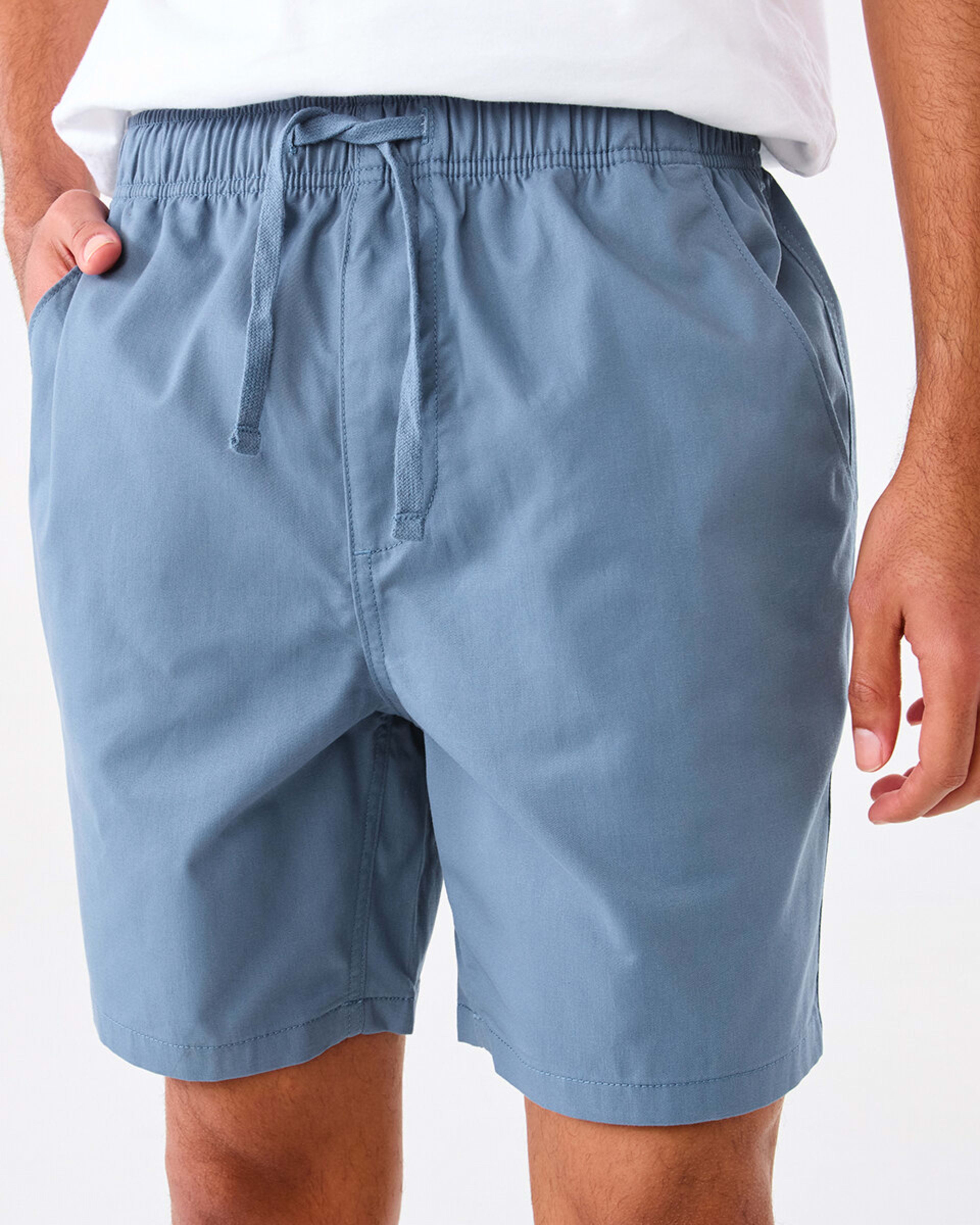 1 Solid Volley Shorts Blu Hrizon, 1 of 6